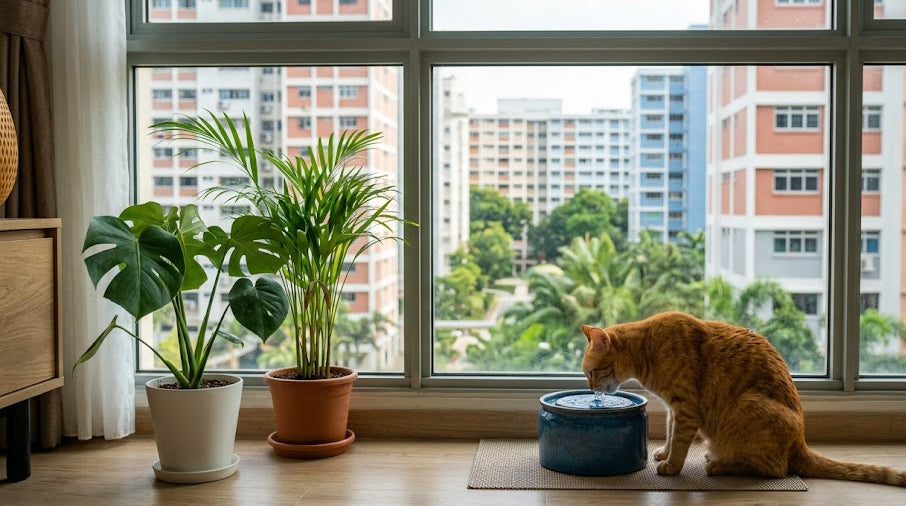 How to Keep Your Cat Hydrated in Singapore's Heat