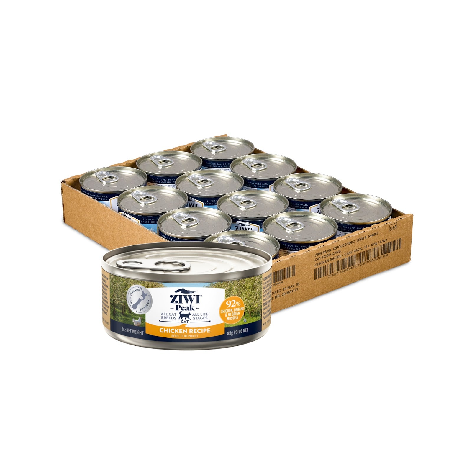 Ziwi Peak Originals Wet Cat Food (Chicken)