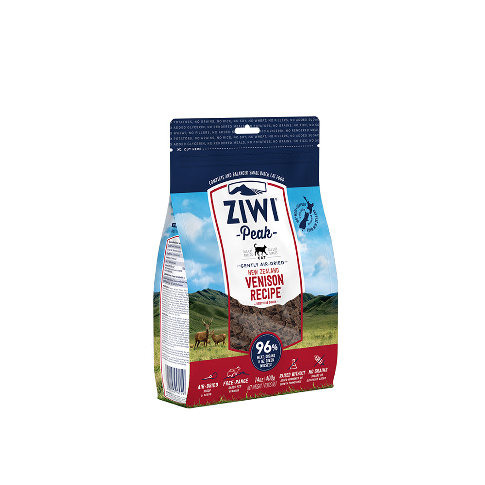 Ziwi Peak Air-Dried Venison Cat Food | Grain-Free Novel Protein