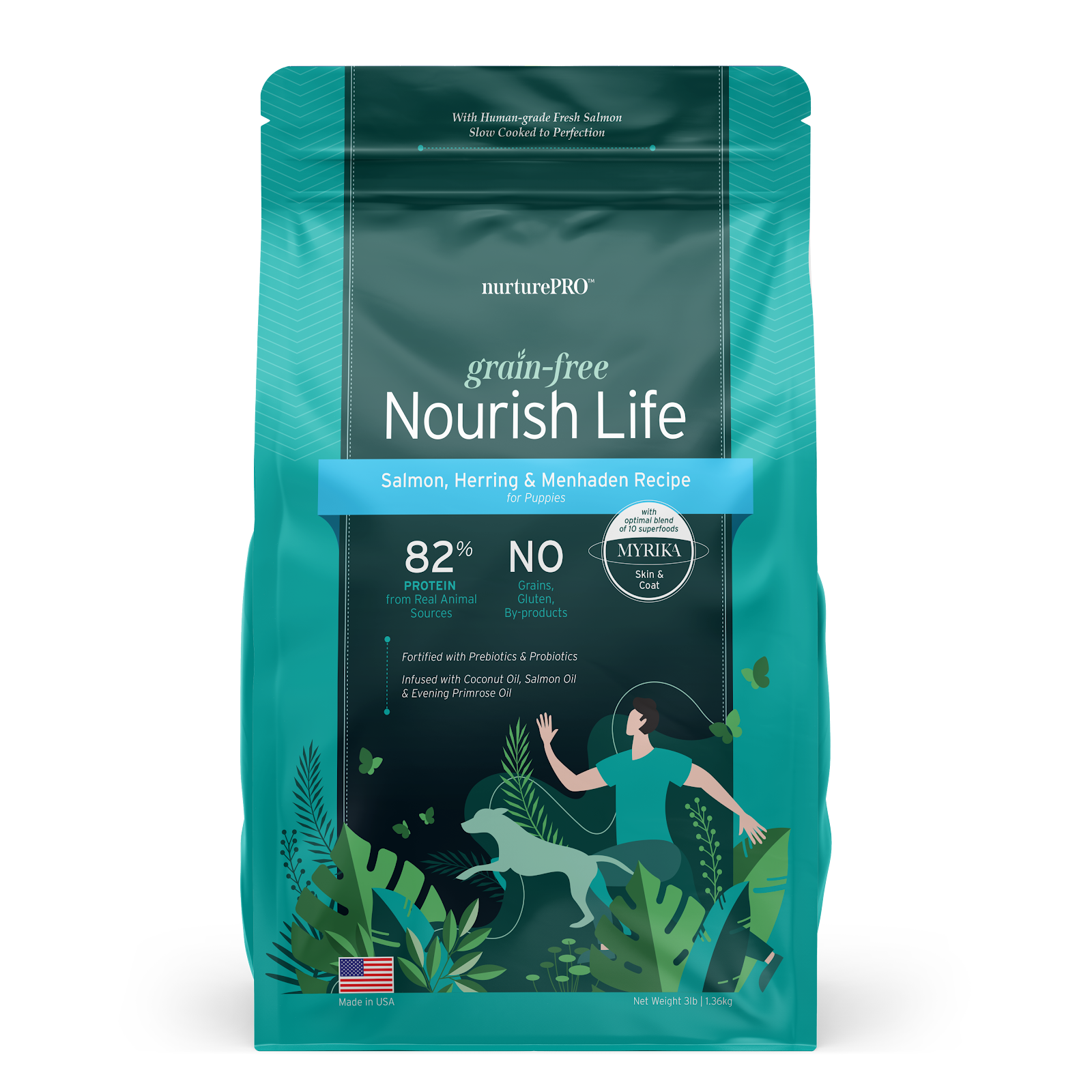 Nurture Pro Nourish Life Grain-Free Puppy Food | Salmon, Herring & Menhaden