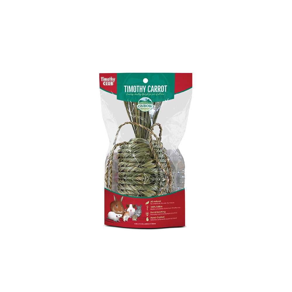 Oxbow Timothy Club Timothy Carrot Hay Chew