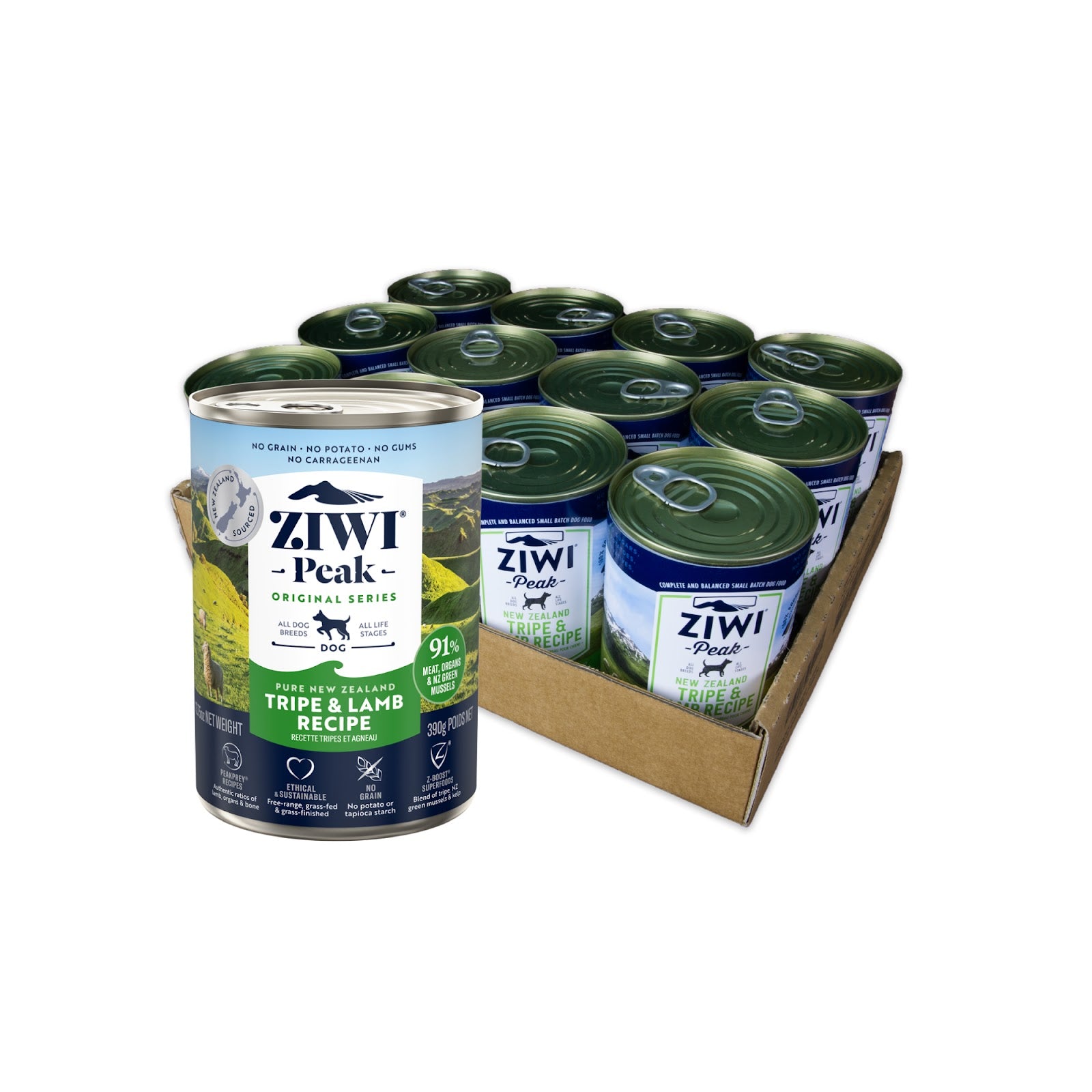Ziwi Peak Originals Wet Dog Food (Tripe & Lamb)