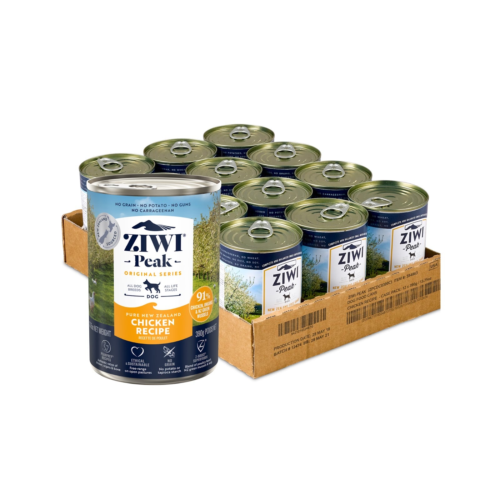 Ziwi Peak Originals Wet Dog Food (Chicken)