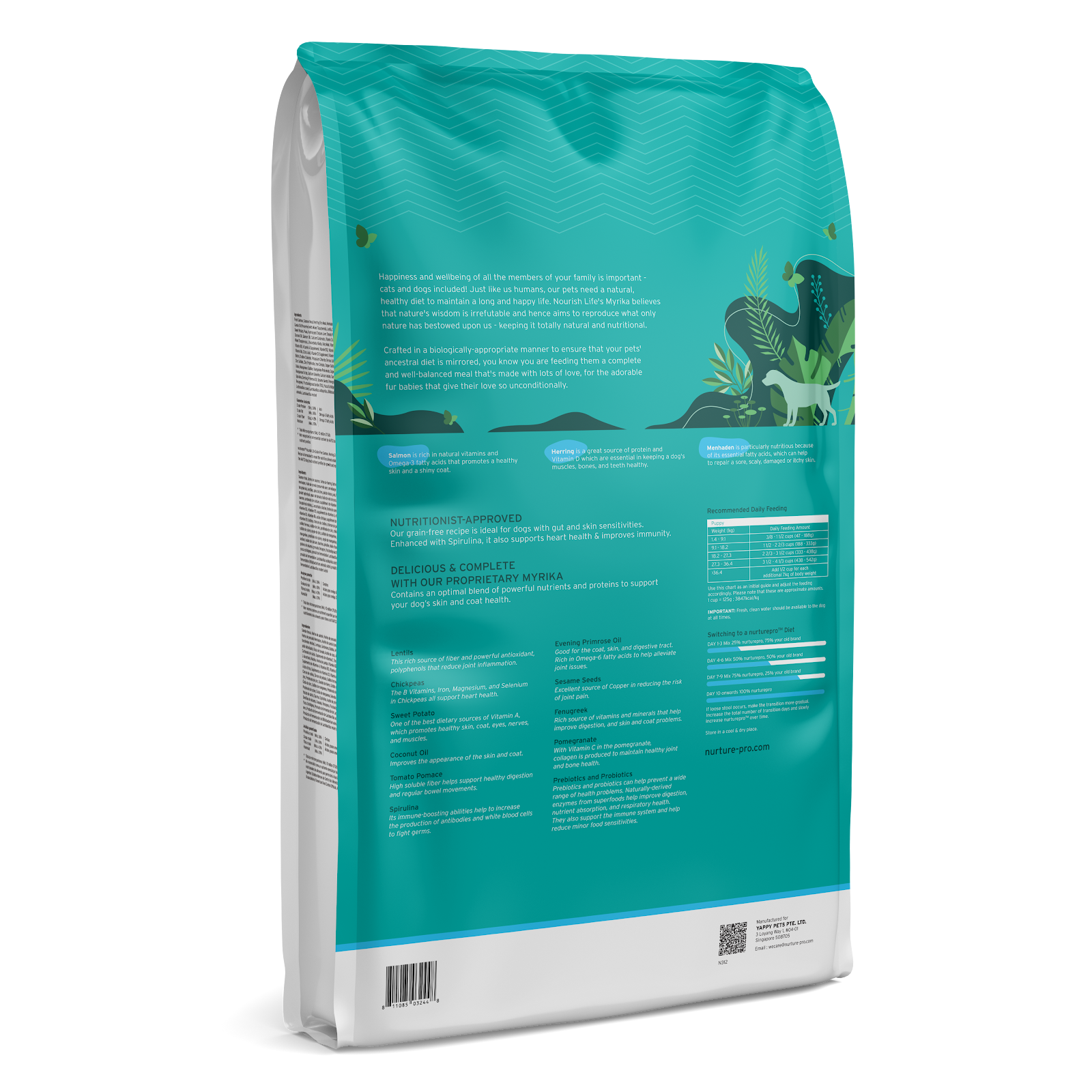 Nurture Pro Nourish Life Grain-Free Puppy Food | Salmon, Herring & Menhaden