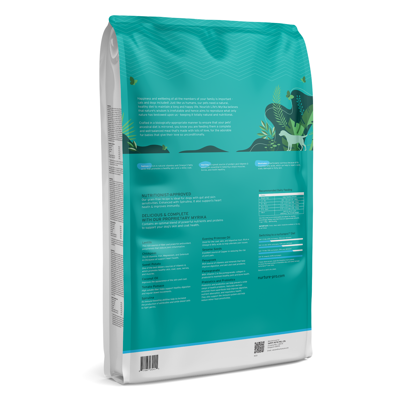 Nurture Pro Nourish Life Grain-Free Puppy Food | Salmon, Herring & Menhaden
