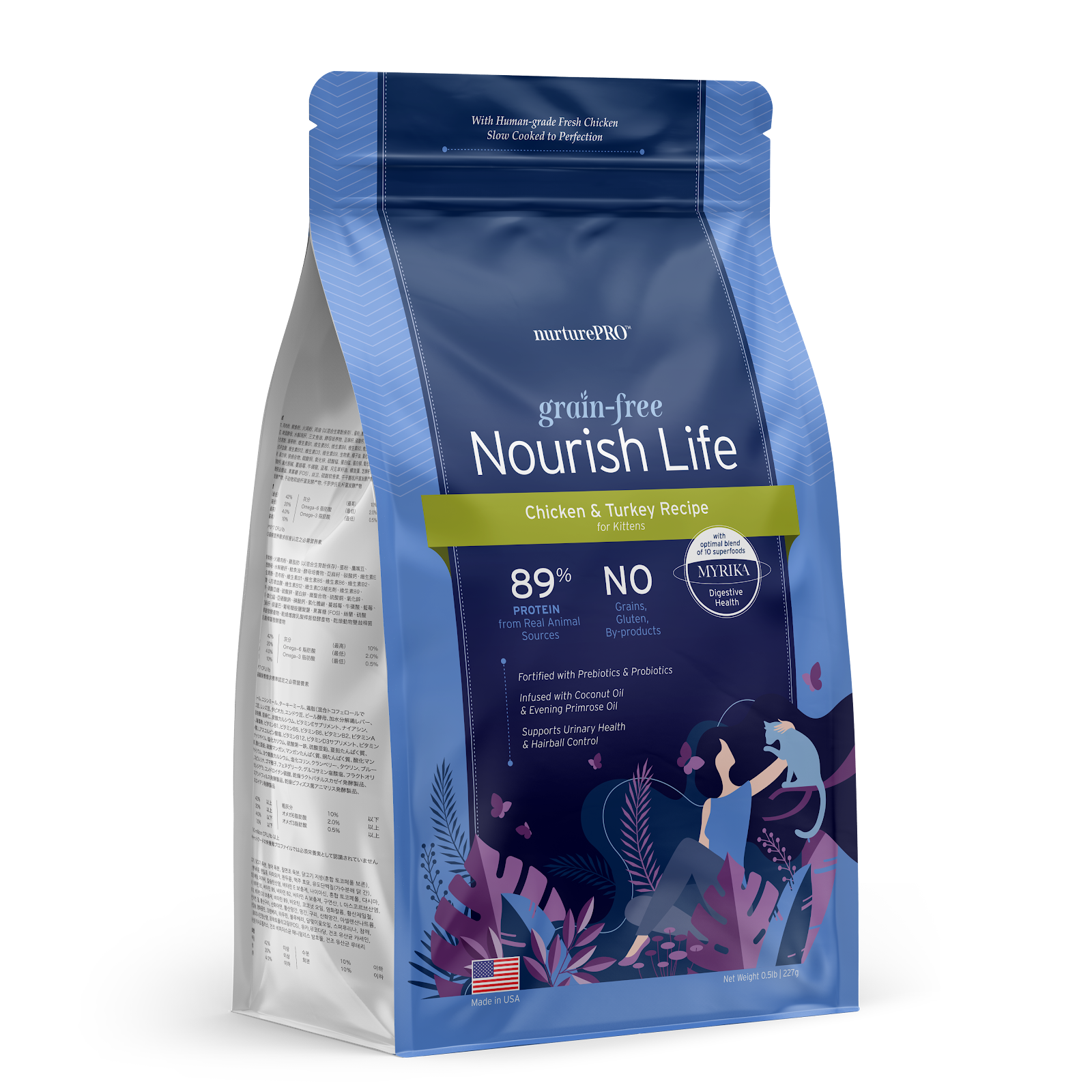 Nurture Pro Nourish Life Grain-Free Kitten Food | Chicken & Turkey