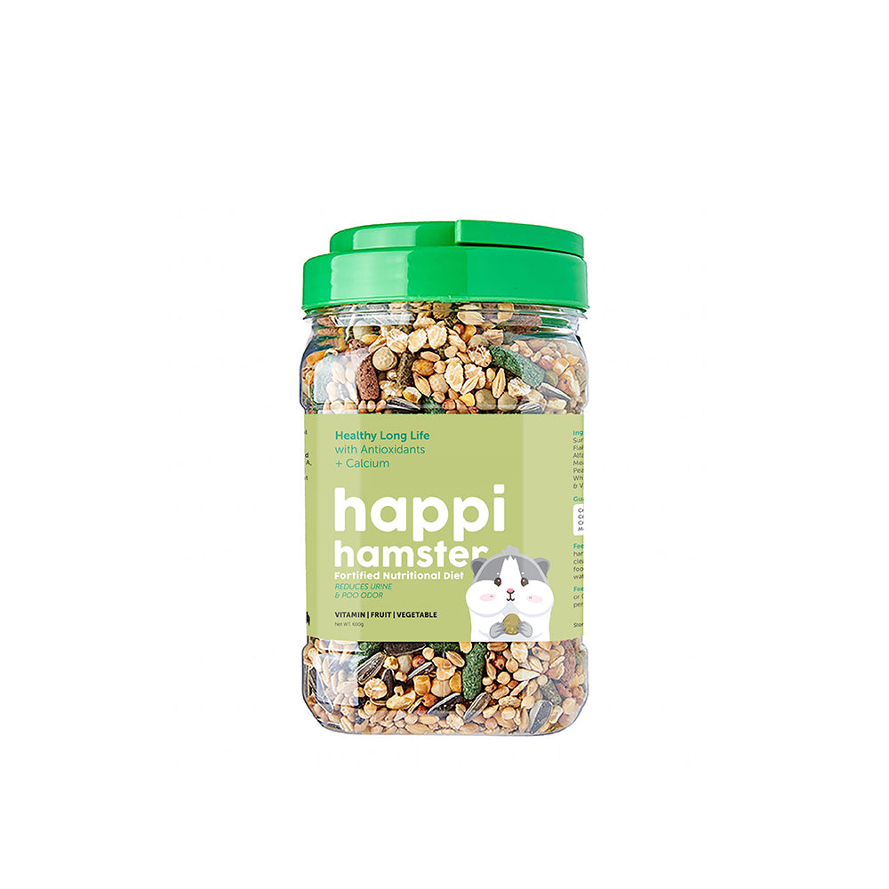 Happi Hamster Fortified Nutritional Diet - Healthy Long Life