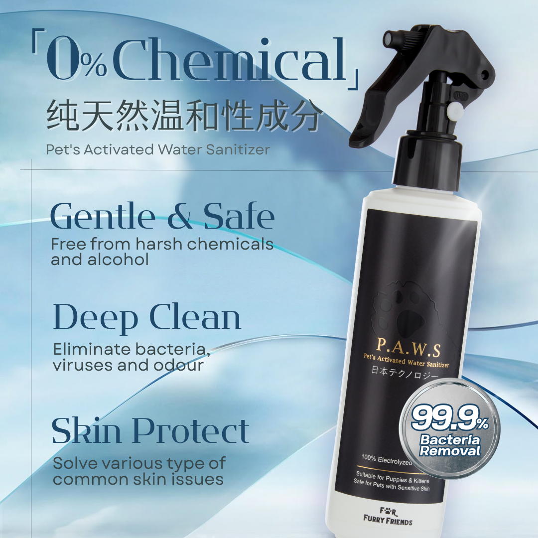 For Furry Friends P.A.W.S | Pet’s Activated Water Sanitizer Spray