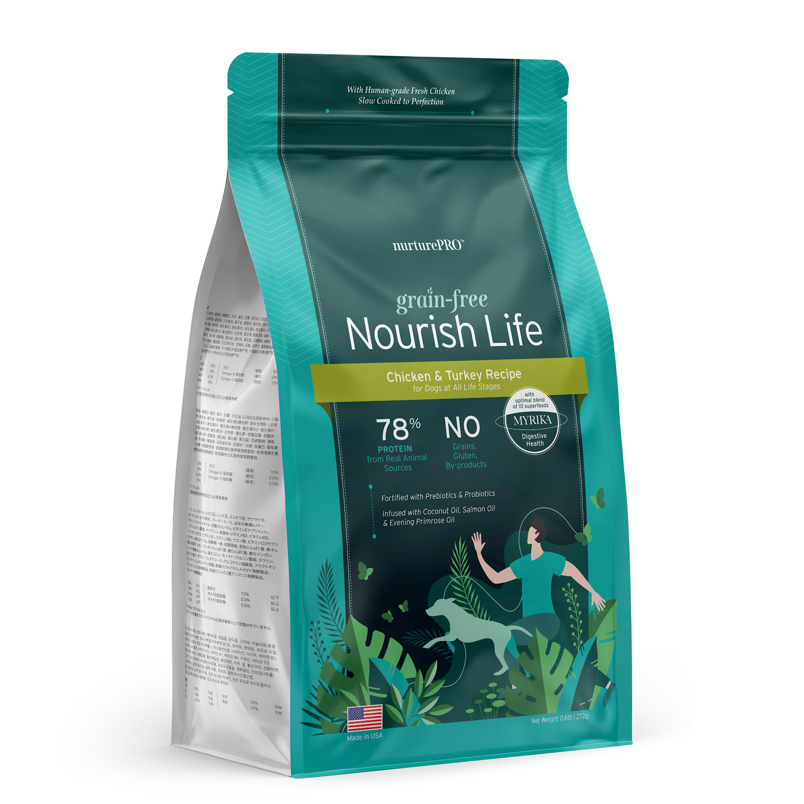 Nurture Pro Nourish Life Slow-Cooked Grain-Free Dry Dog Food (Chicken & Turkey)