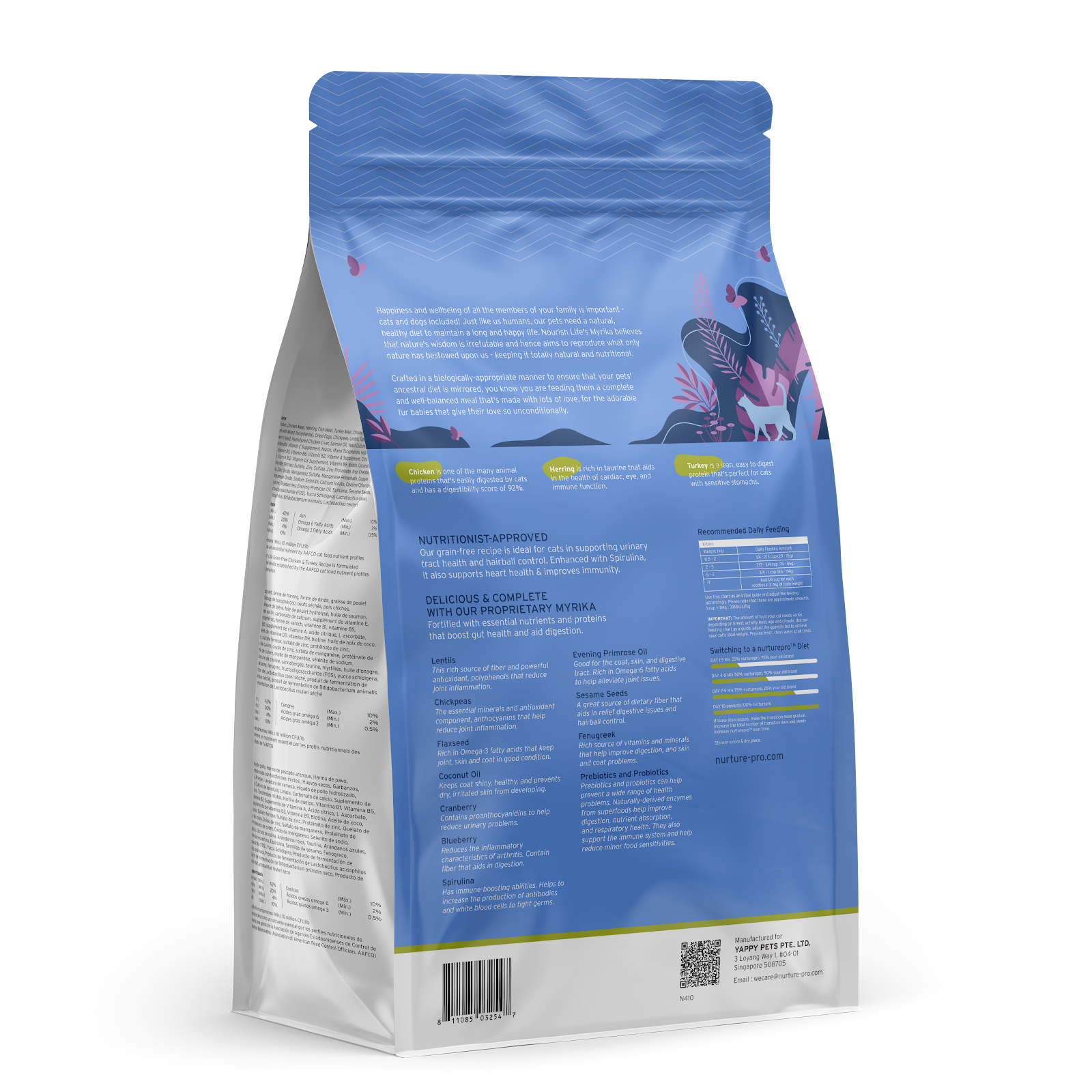 Nurture Pro Nourish Life Grain-Free Kitten Food | Chicken & Turkey