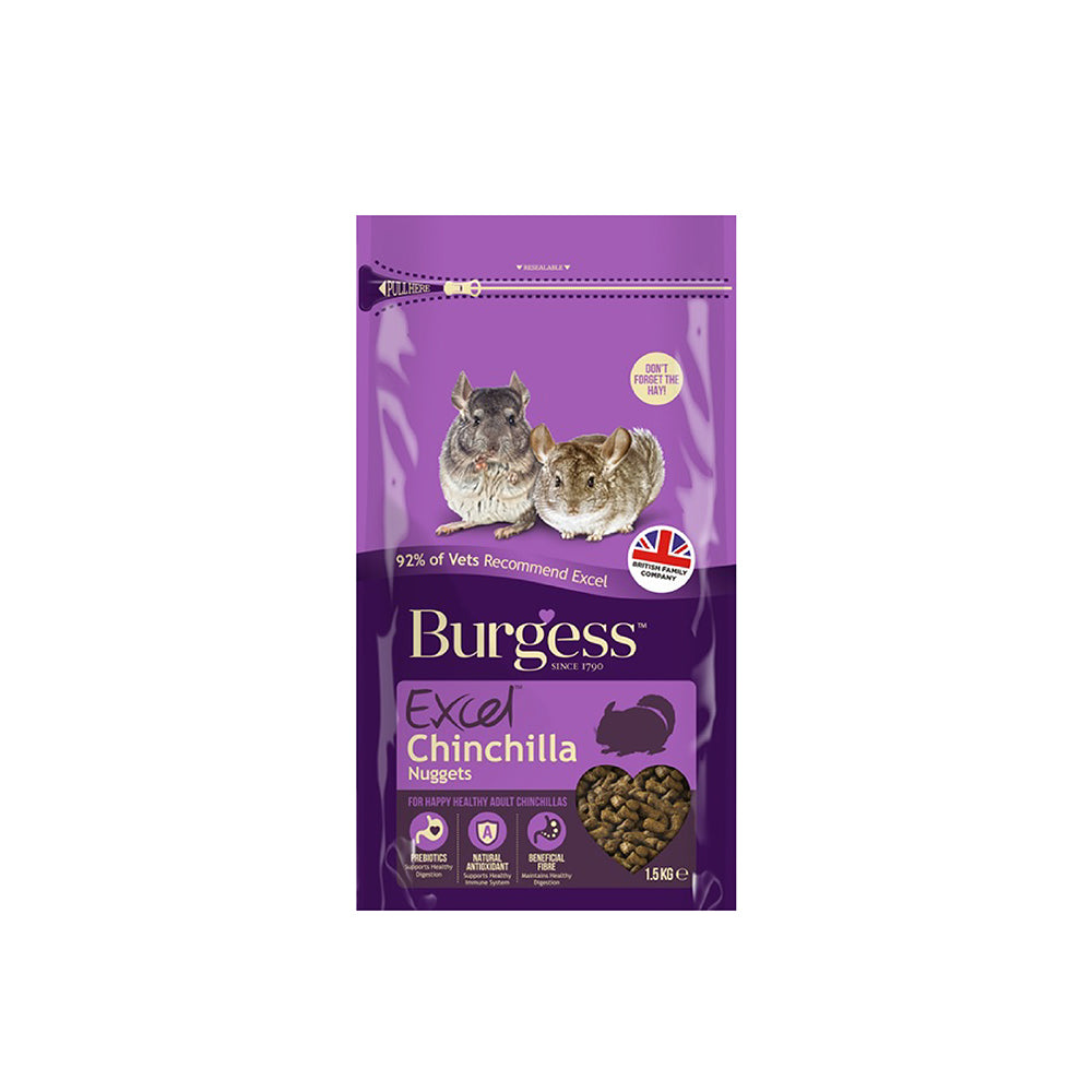 Burgess Excel Chinchilla Nuggets (Mint) | Complete Adult Chinchilla Food