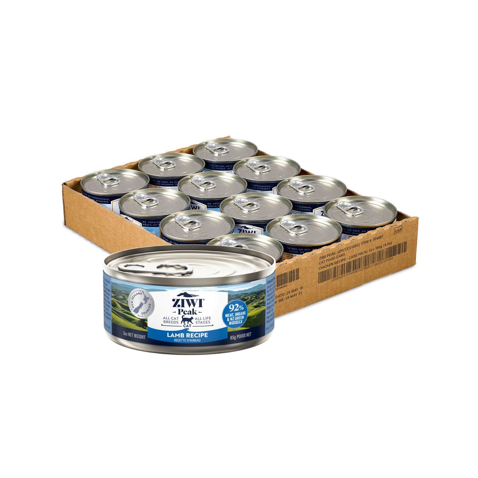 Ziwi Peak Originals Wet Cat Food (Lamb)