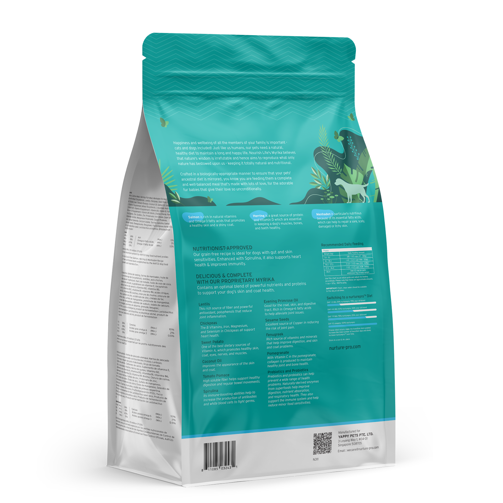Nurture Pro Nourish Life Grain-Free Puppy Food | Salmon, Herring & Menhaden