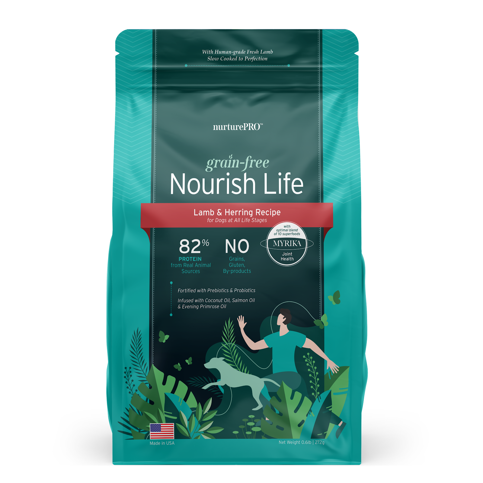 Nurture Pro Nourish Life Slow-Cooked Grain-Free Dry Dog Food (Lamb & Herring)