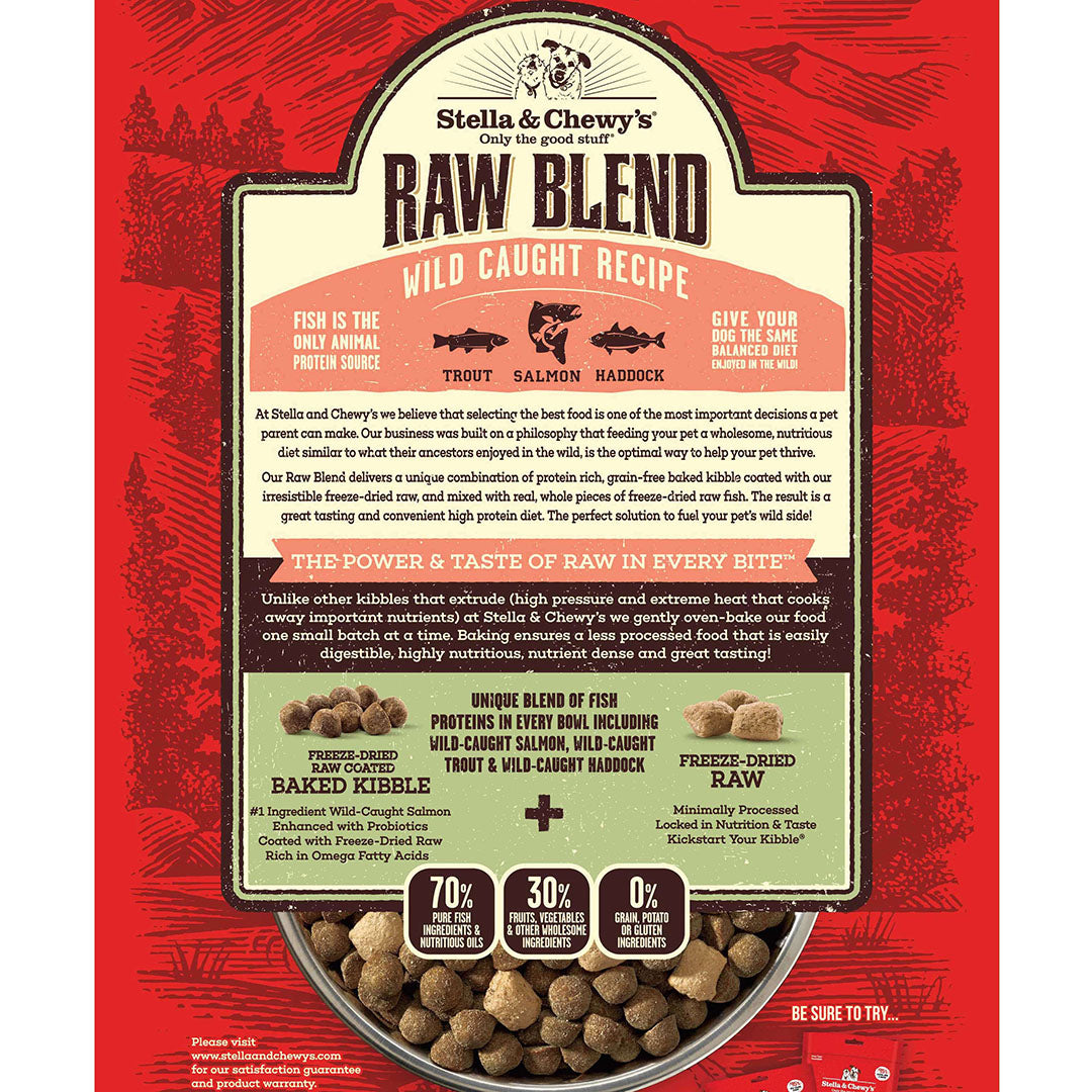 Stella & Chewy's Raw Blend Baked Kibble for Dogs