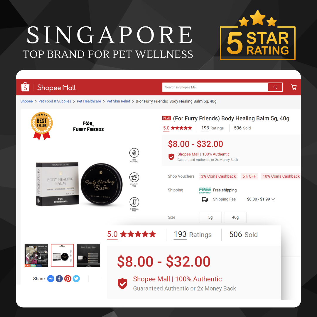 For Furry Friends Body Healing Balm