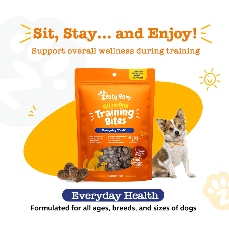 Zesty Paws Training Bites Dog Treats