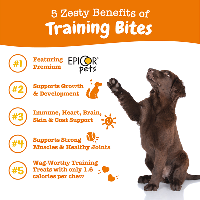 Zesty Paws Training Bites Dog Treats