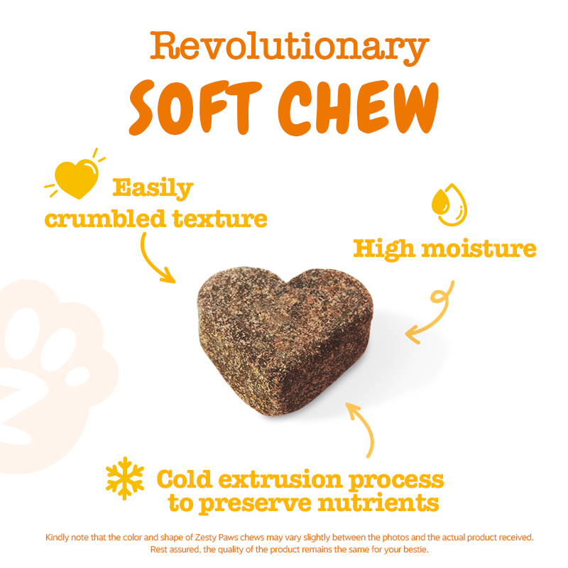 Zesty Paws Skin & Coat Bites Dog Supplements