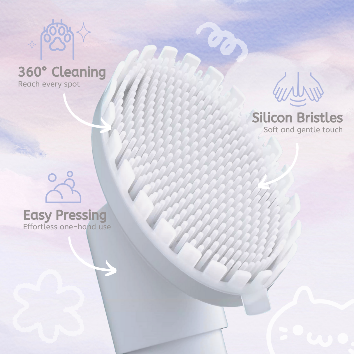 P.A.W.S Waterless Foam Cleanser - Rose