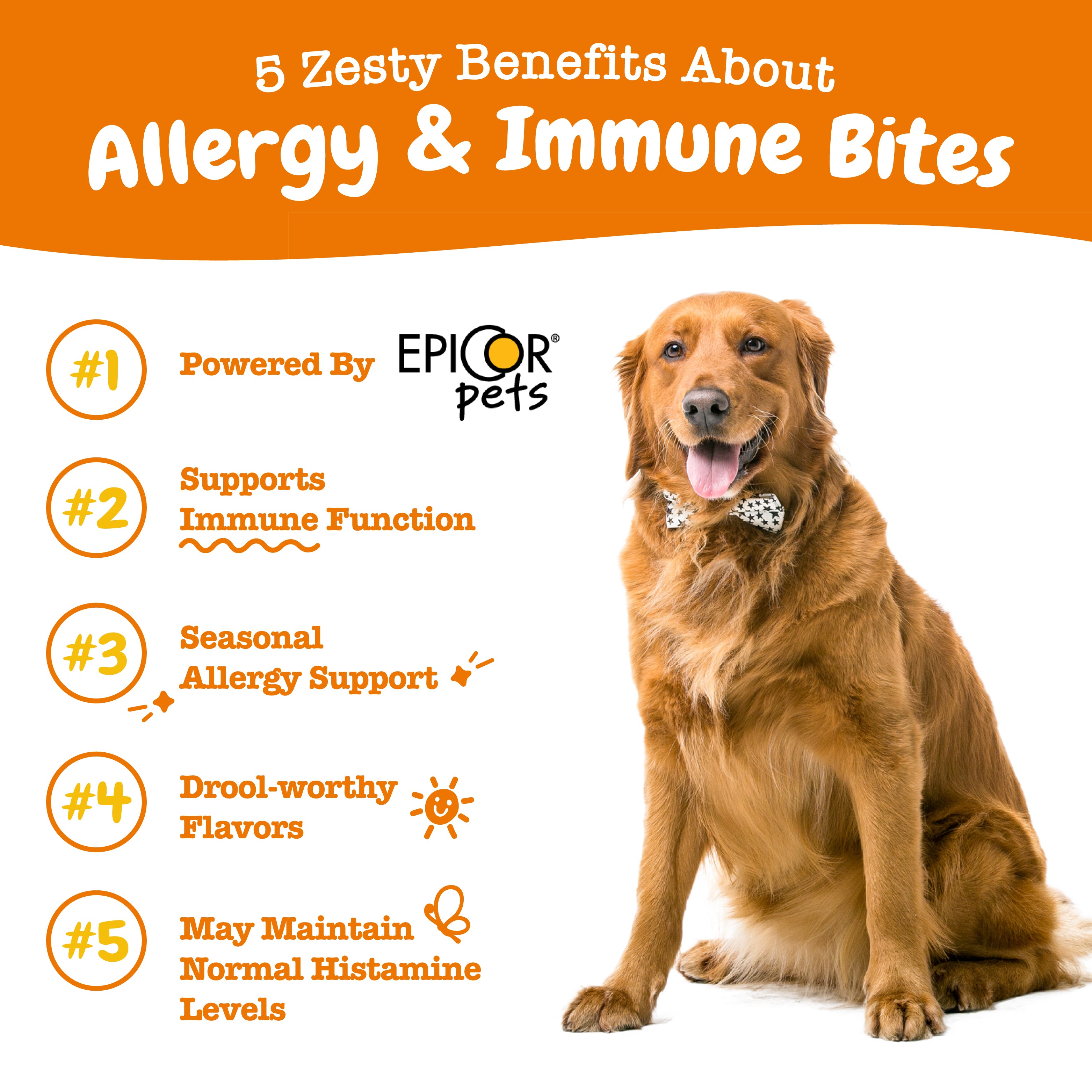 Zesty Paws Allergy & Immune Bites Dog Supplements