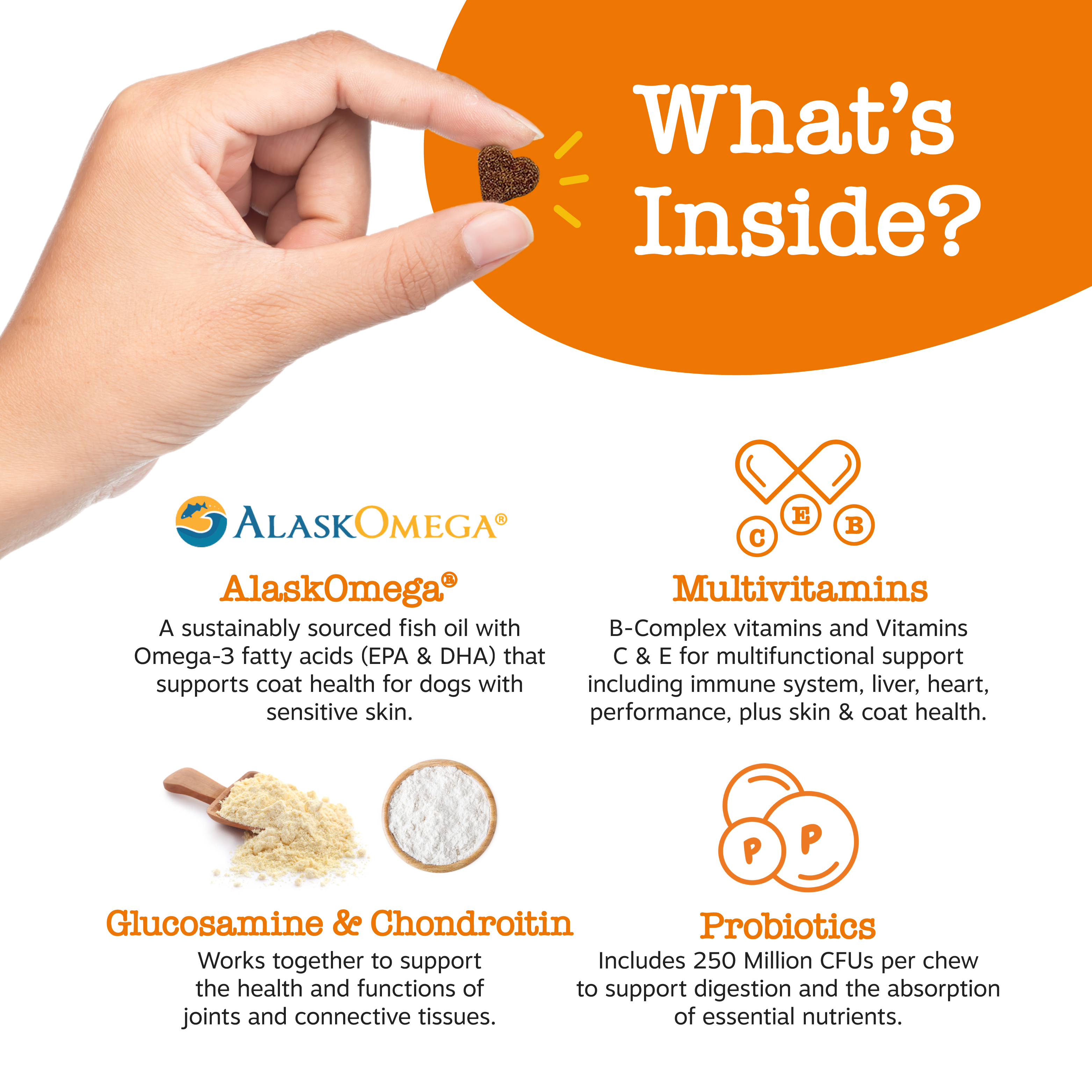 Zesty Paws 8-in-1 Multivitamin Mini Bites Dog Supplements - Chicken