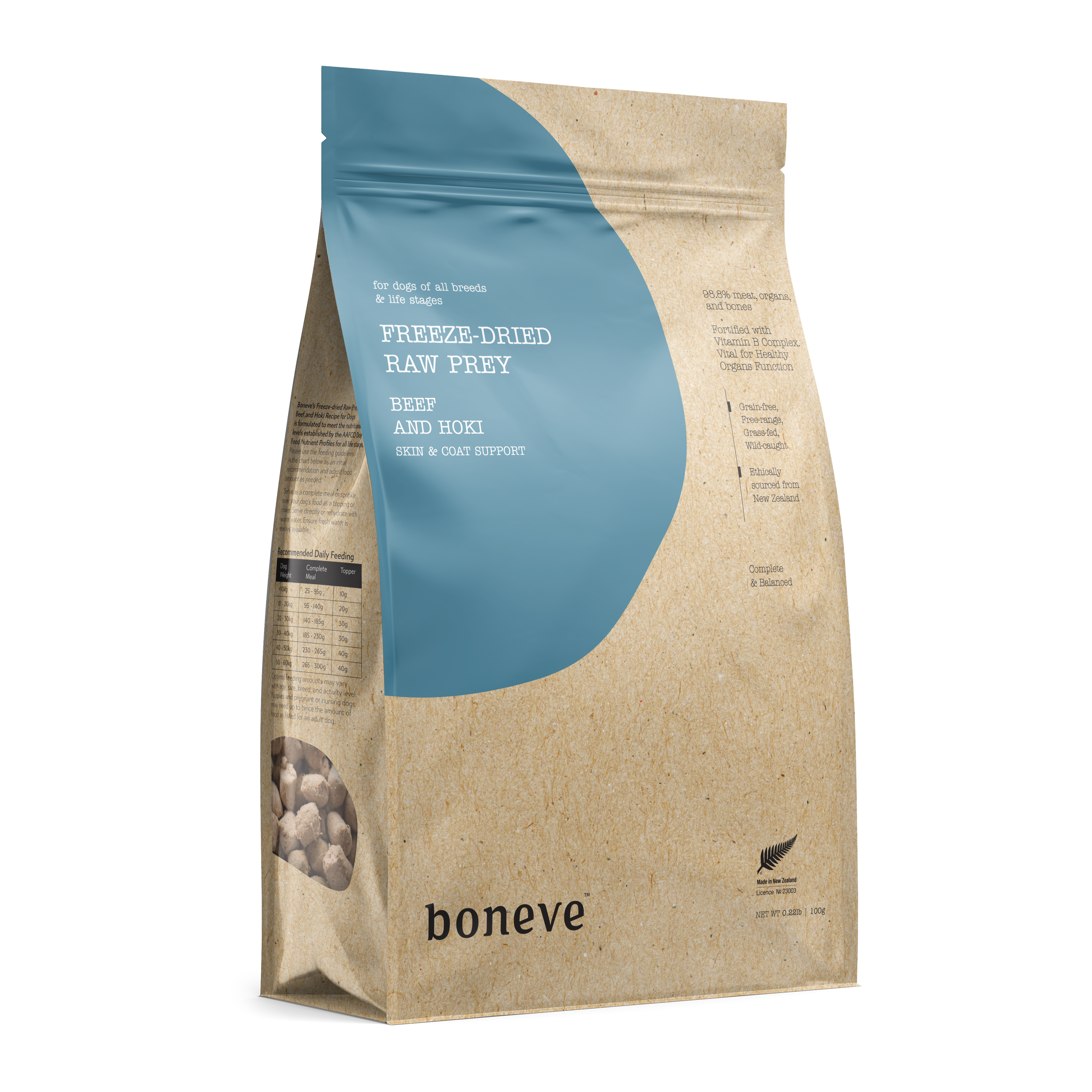 Boneve Freeze-Dried Raw Prey Dog Food