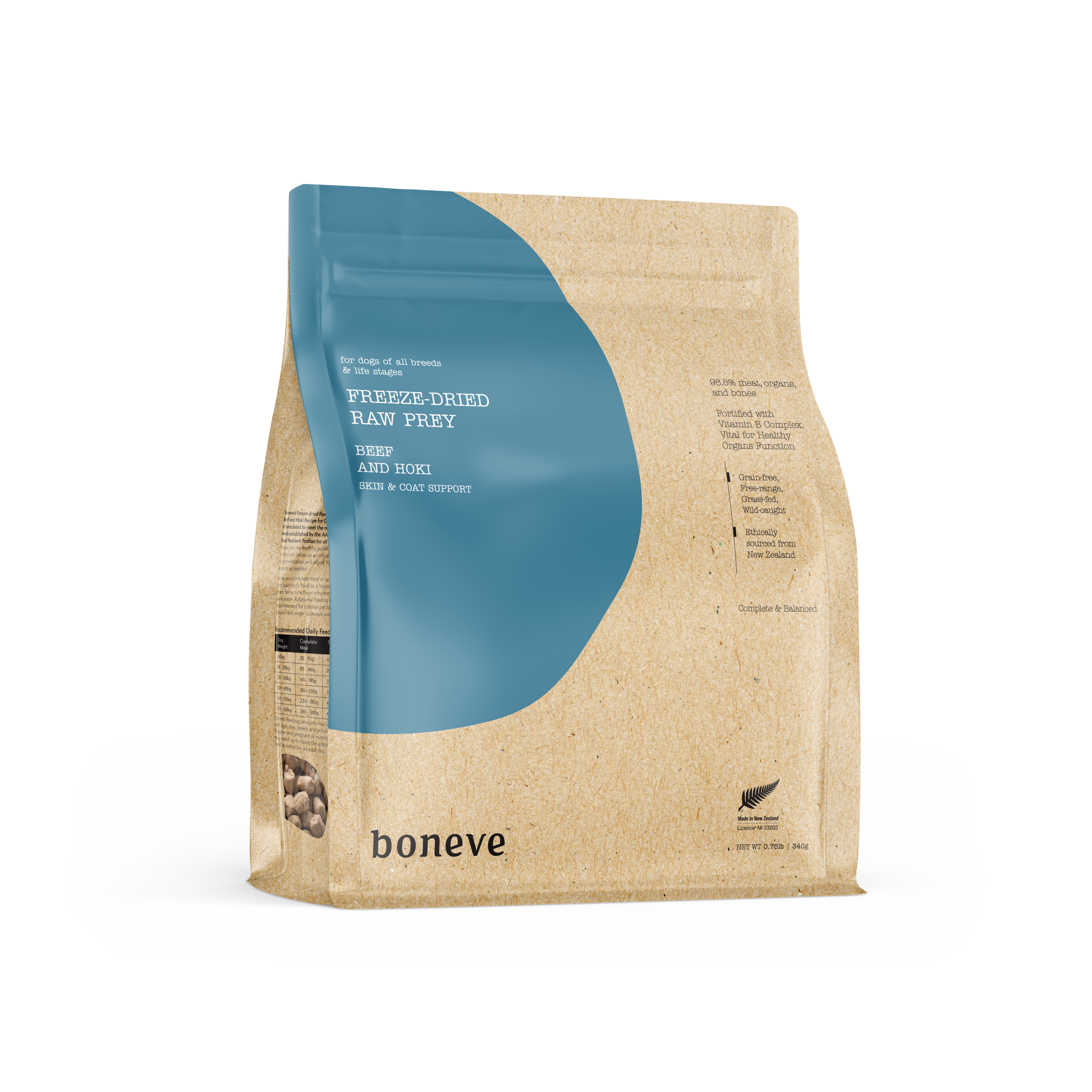 Boneve Freeze-Dried Raw Prey Dog Food