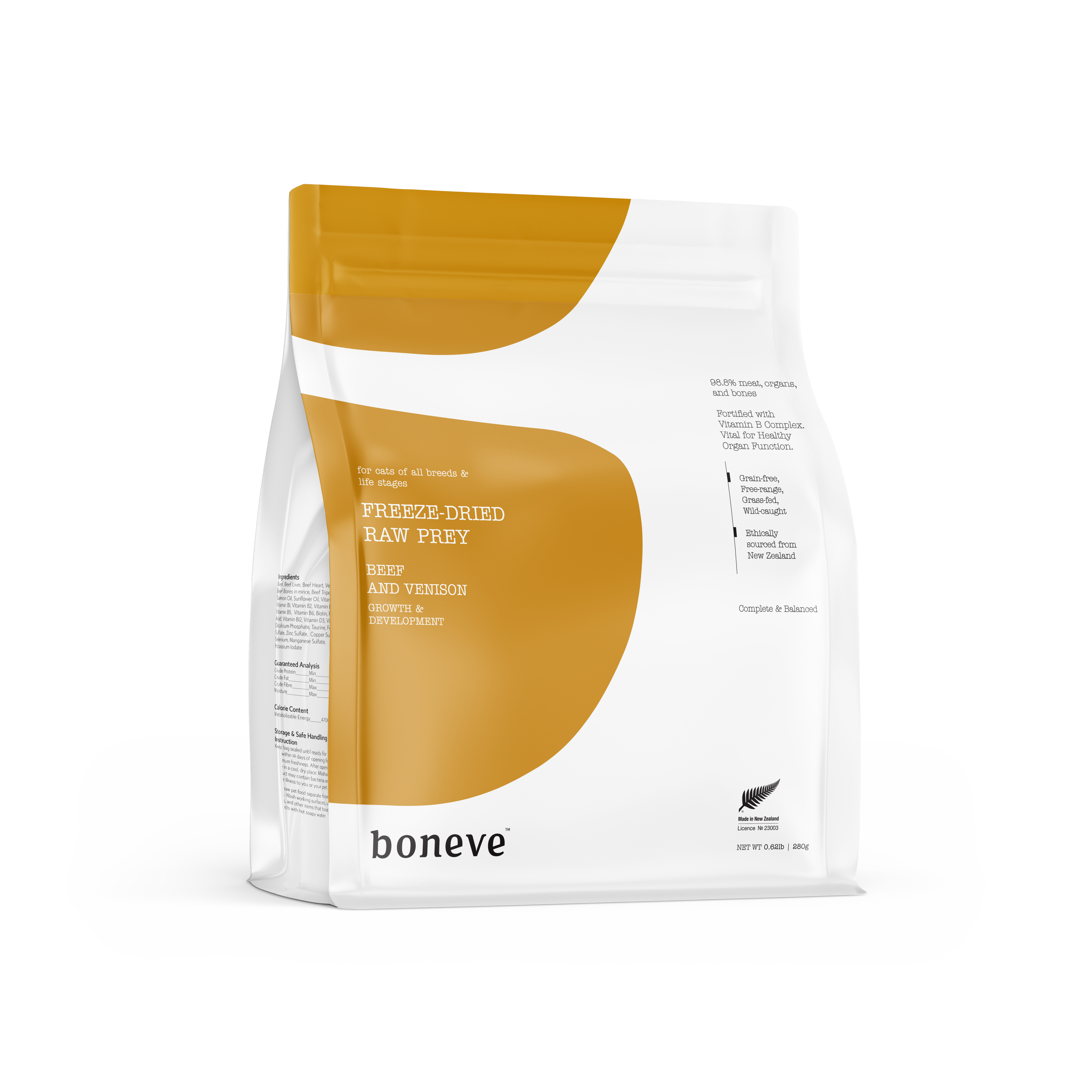 Boneve Freeze-Dried Raw Prey Cat Food