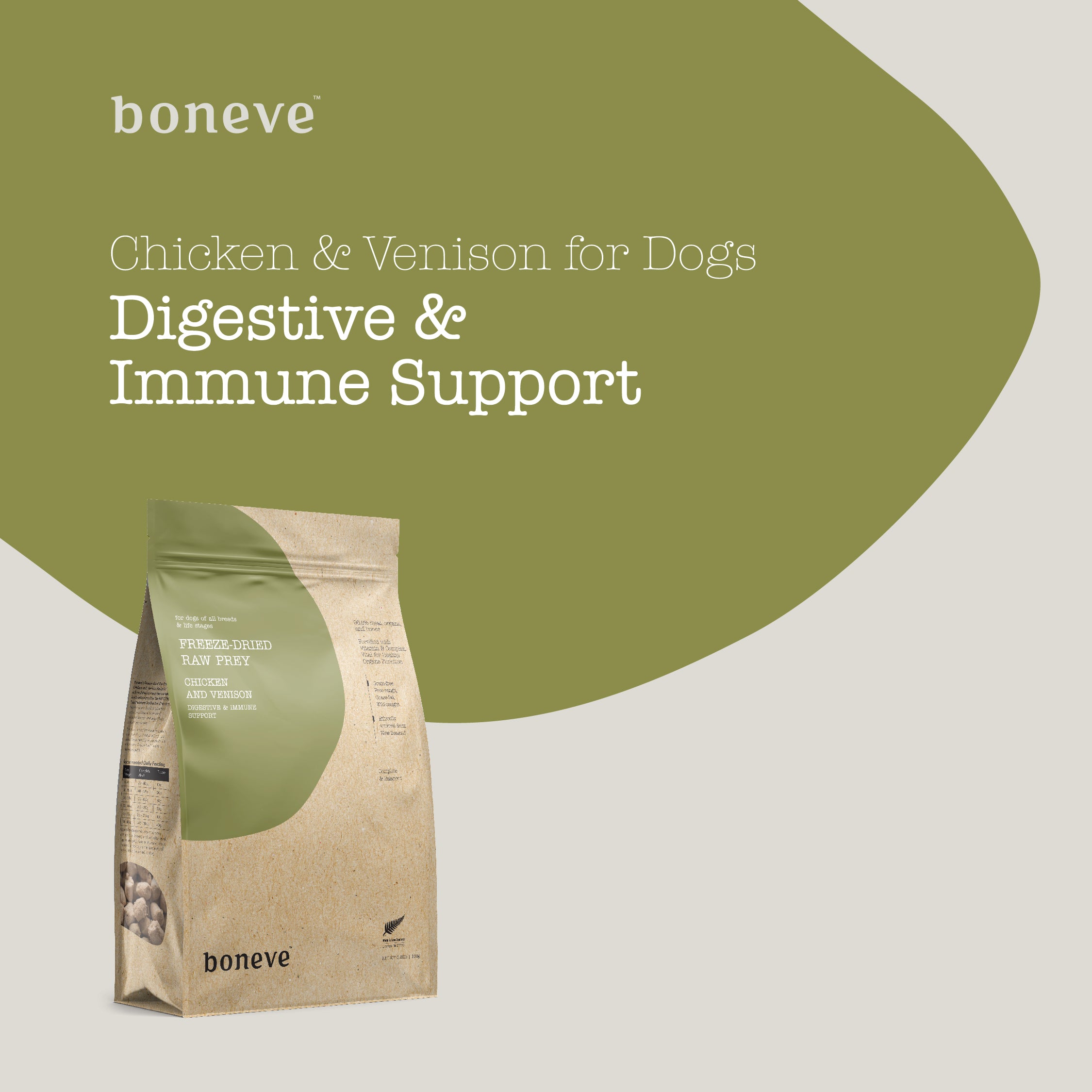 Boneve Freeze-Dried Raw Prey Dog Food