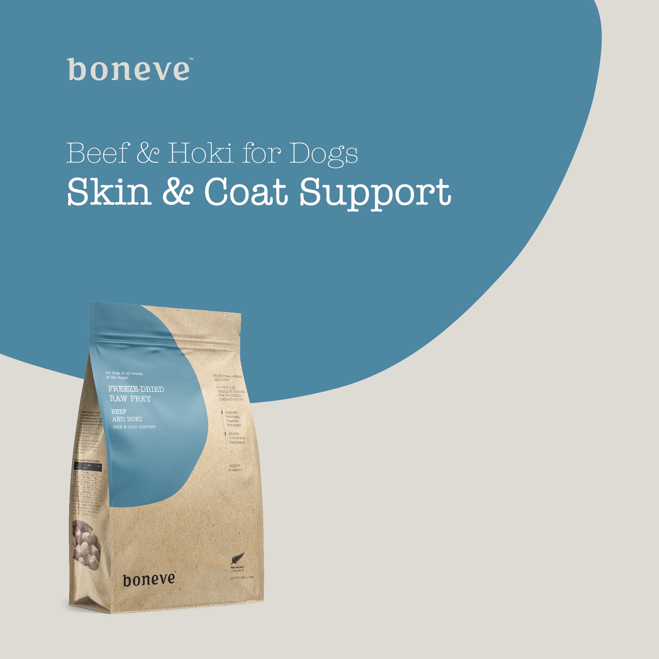 Boneve Freeze-Dried Raw Prey Dog Food