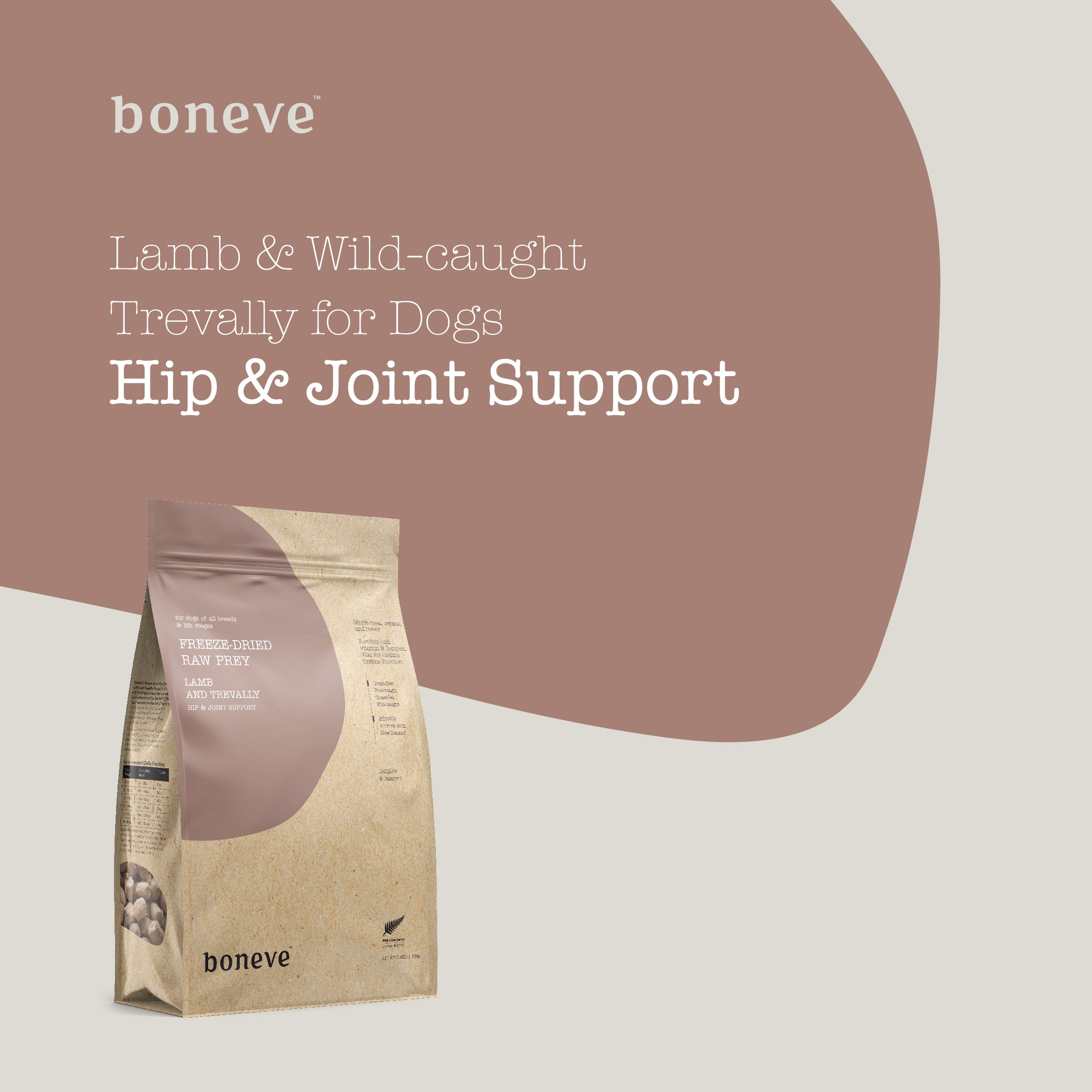 Boneve Freeze-Dried Raw Prey Dog Food