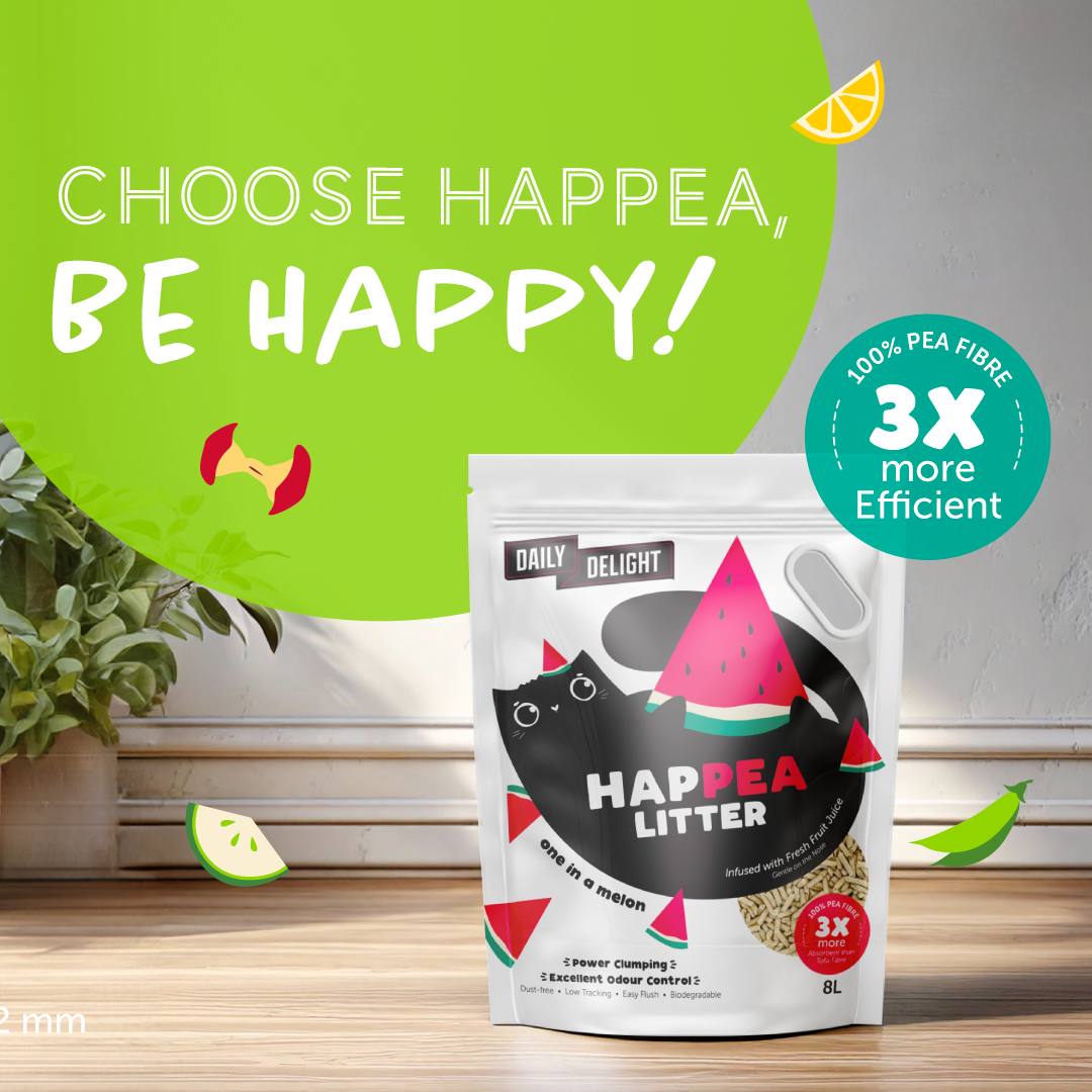 Daily Delight HAPPEA Cat Litter - 8 Litres