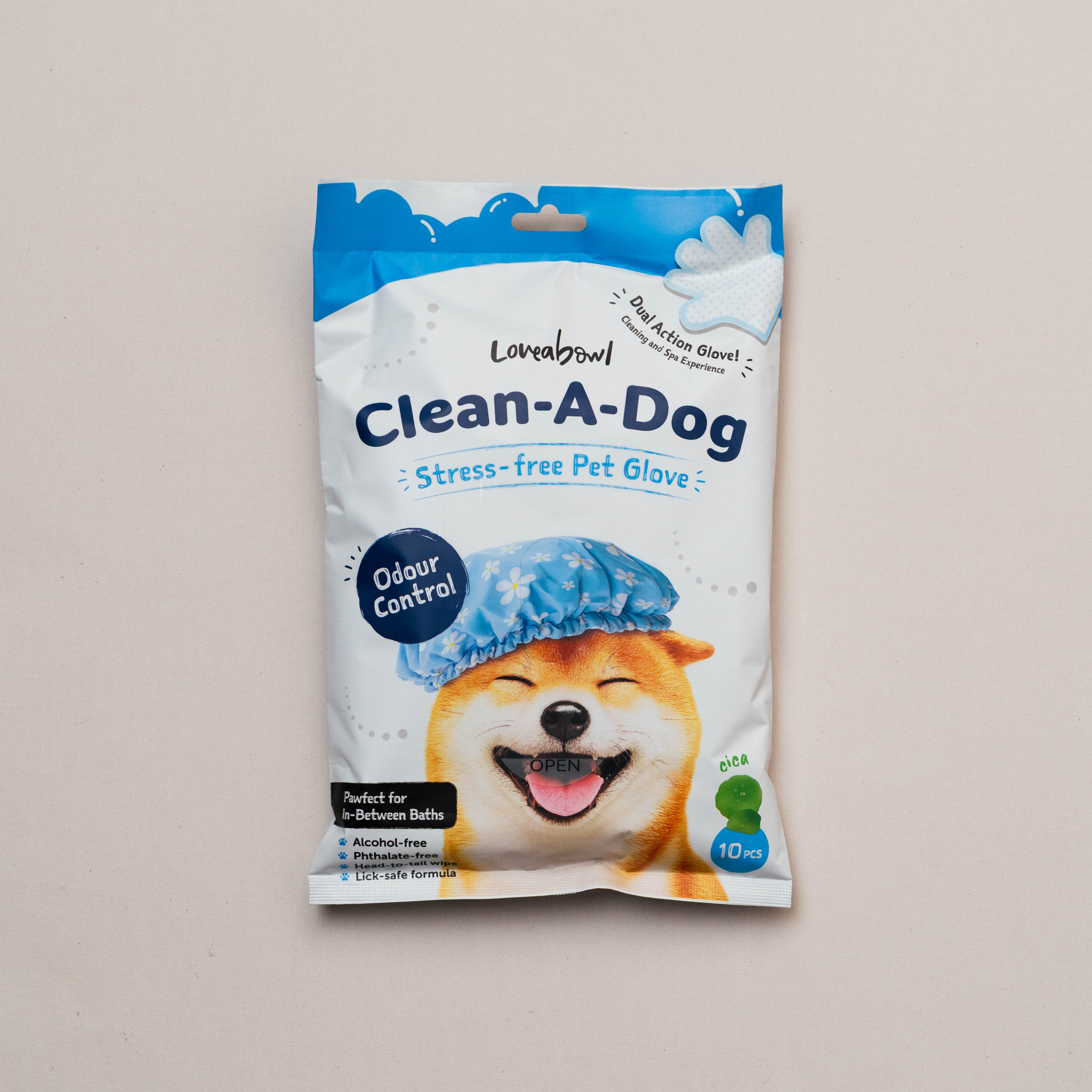 Loveabowl Clean-A-Dog Stress-free Pet Gloves Cica