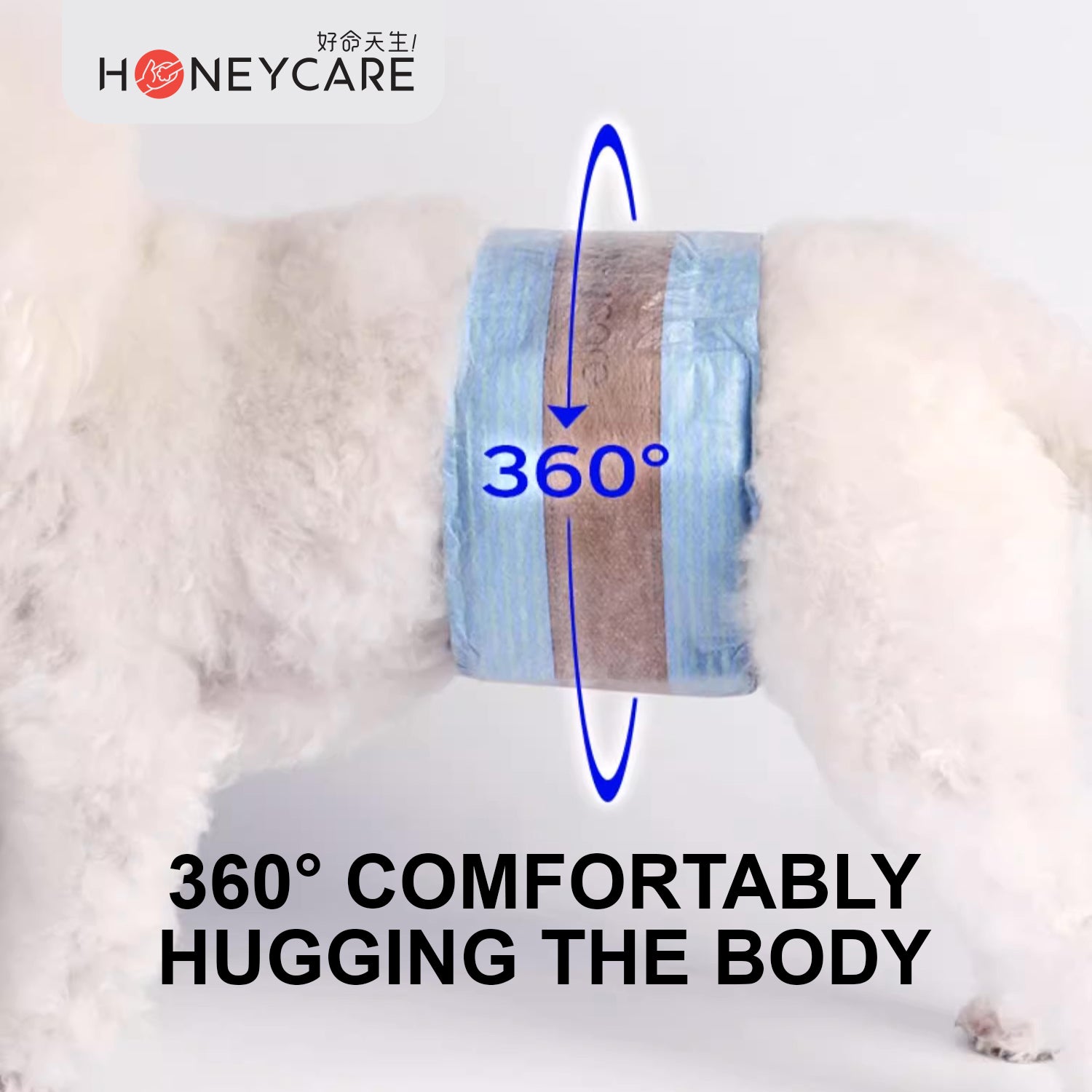 HoneyCare Dog Diaper - Male & Female Dogs