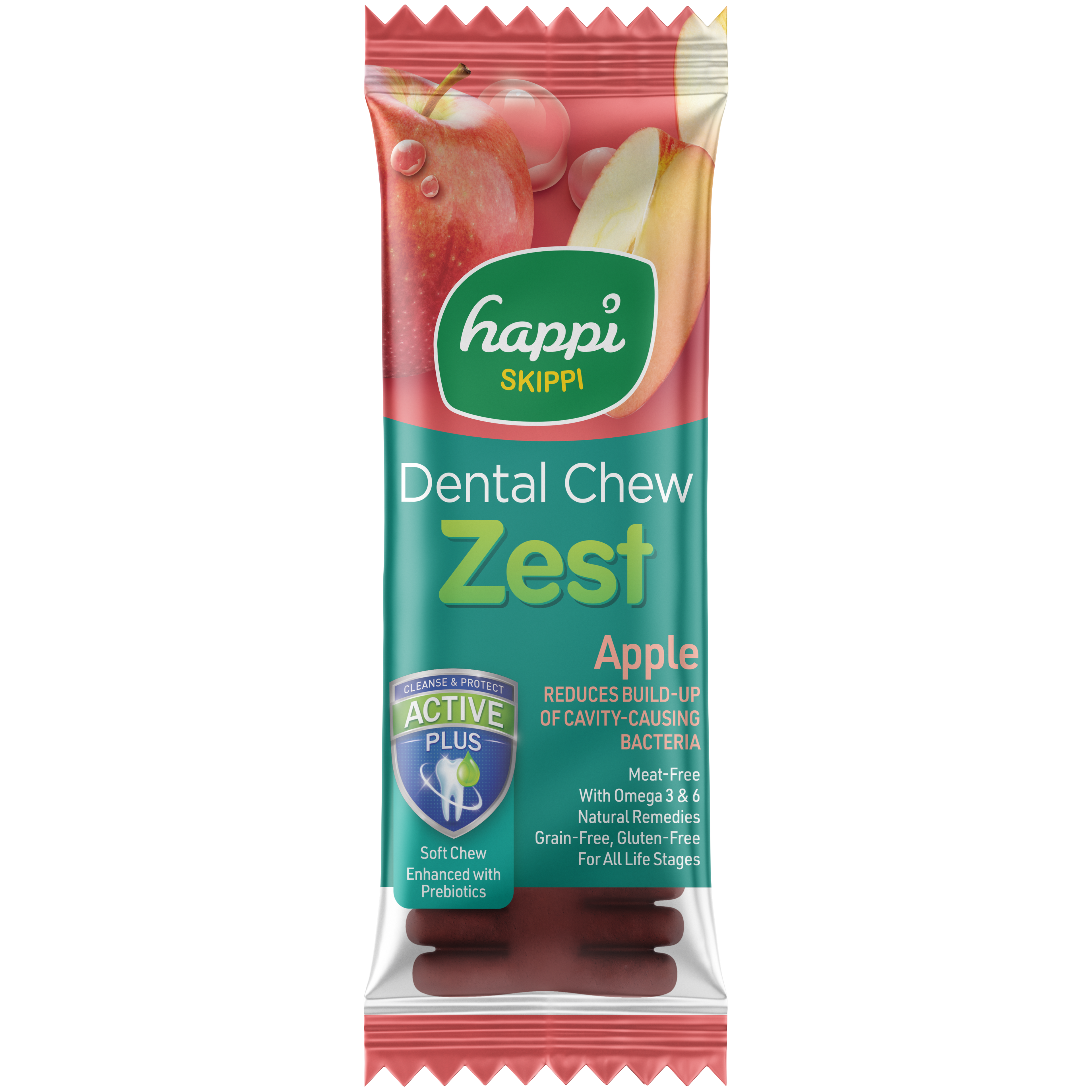 Happi Skippi Zest 4-inch Dog Dental Chew