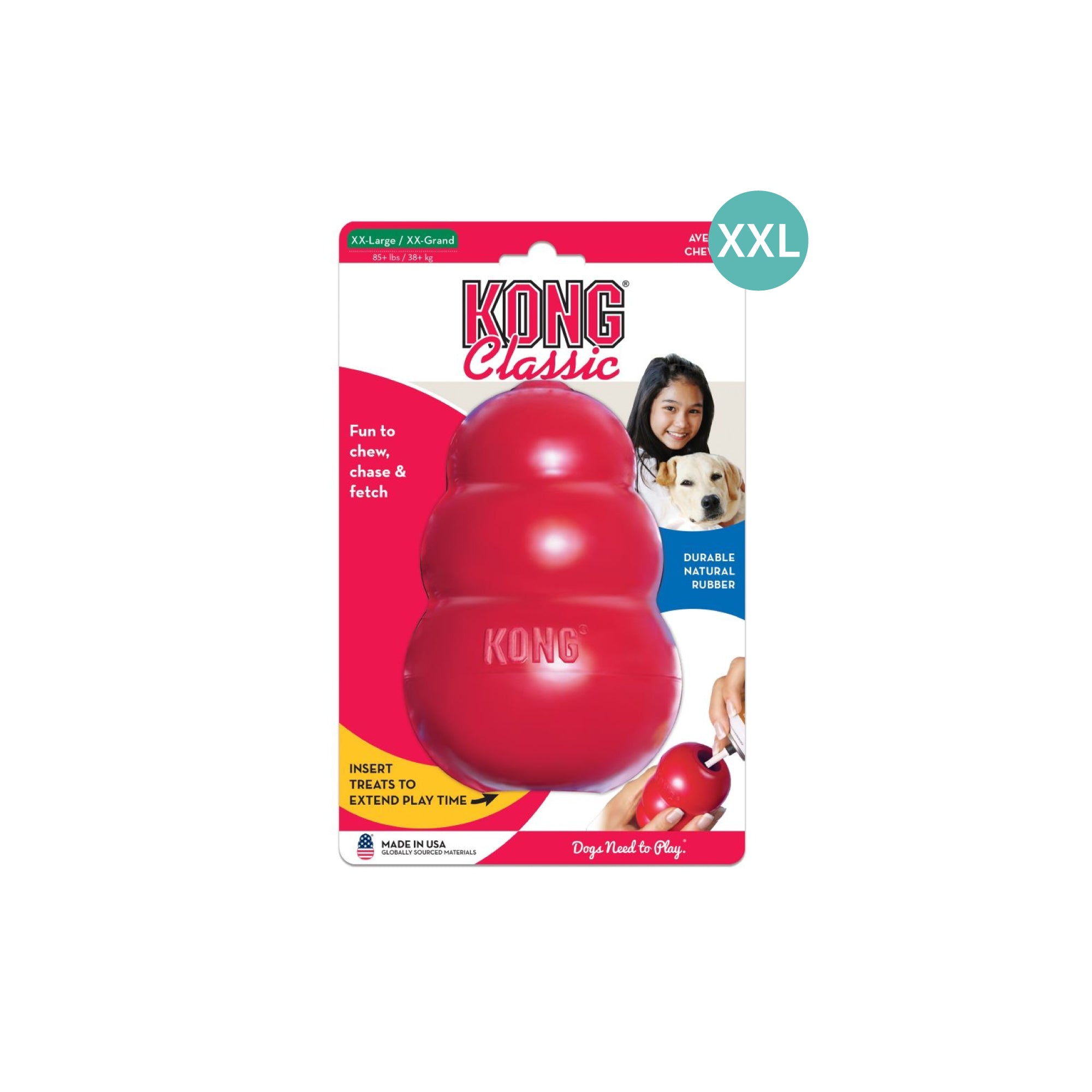 KONG® Classic - Rubber Dog Toy