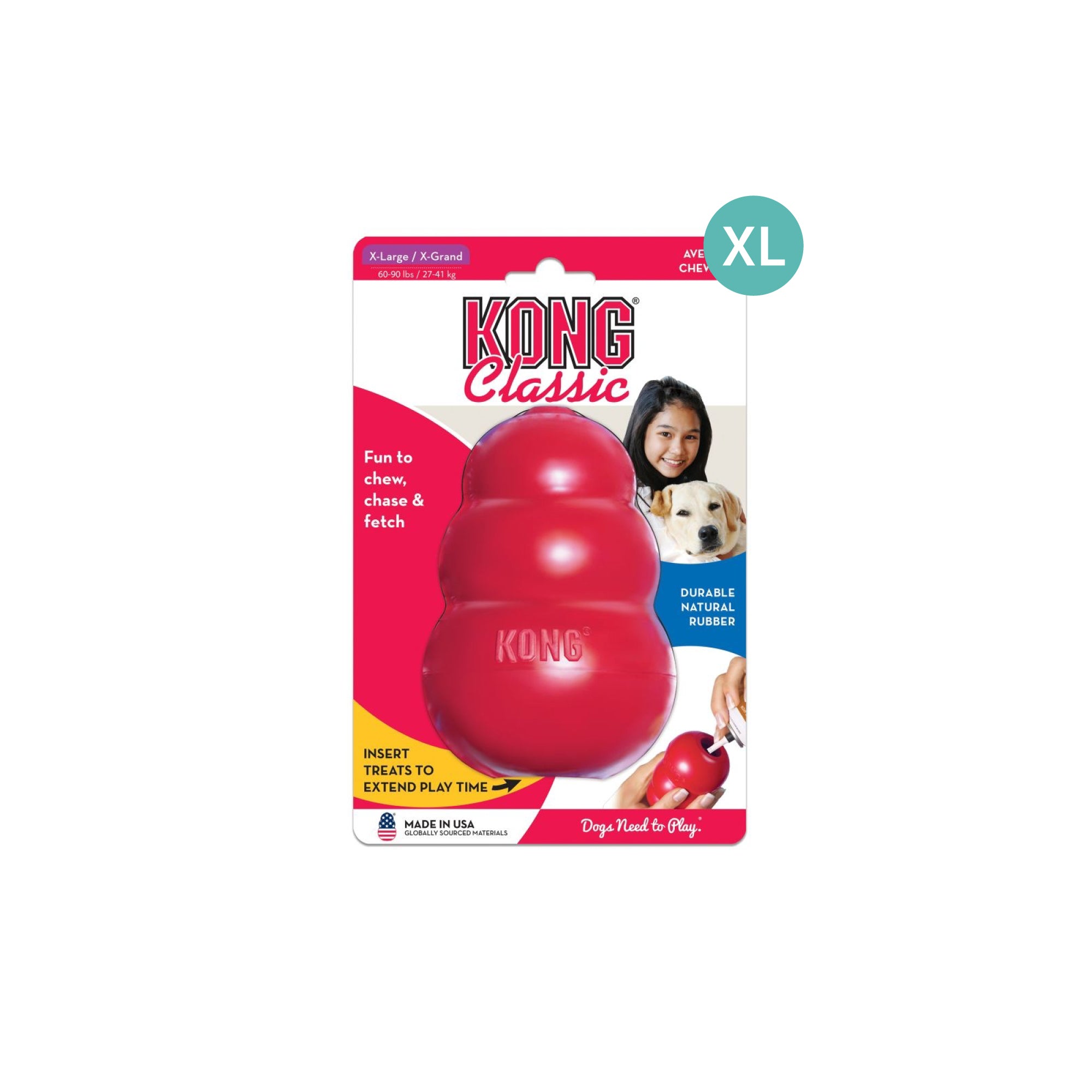 KONG® Classic - Rubber Dog Toy