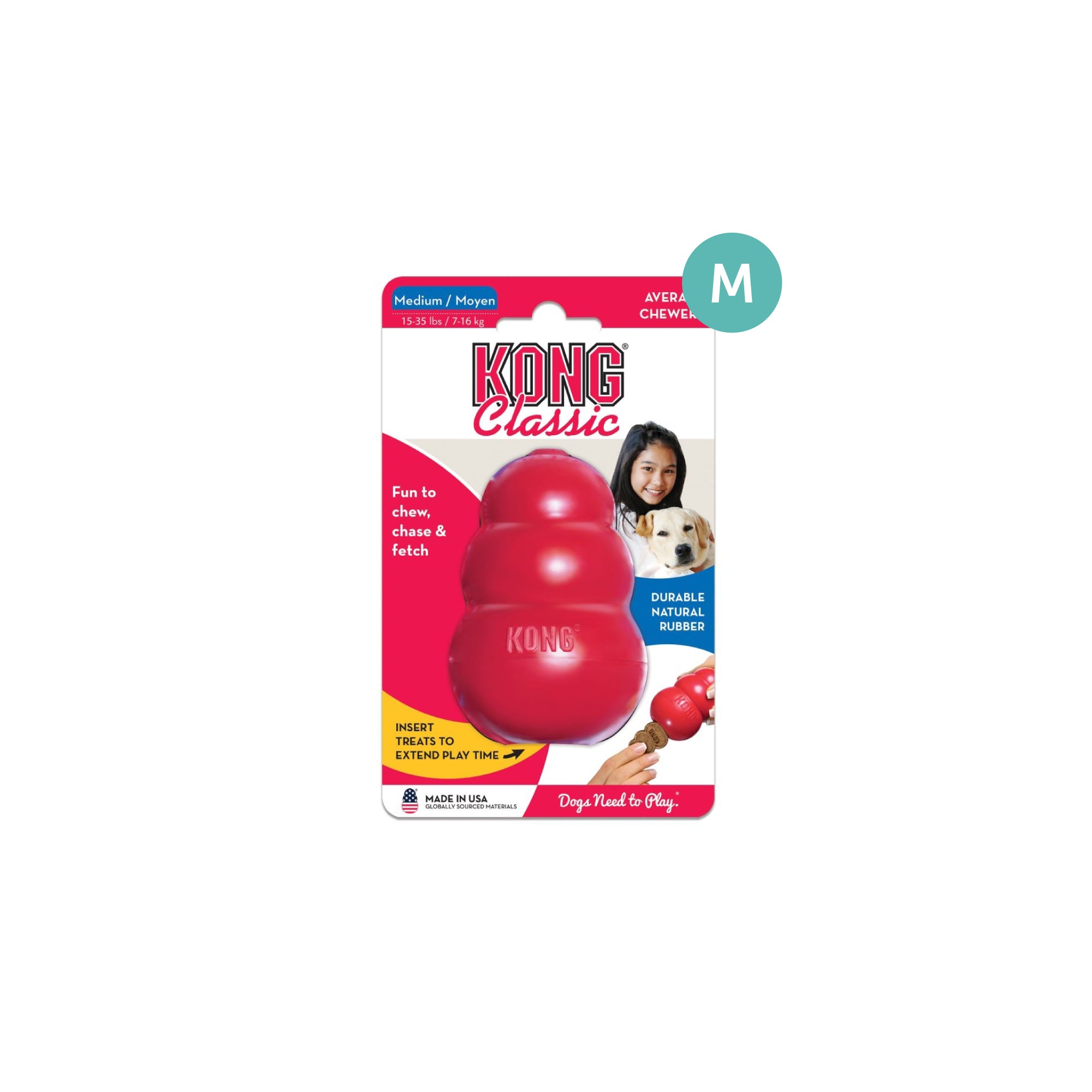 KONG® Classic - Rubber Dog Toy