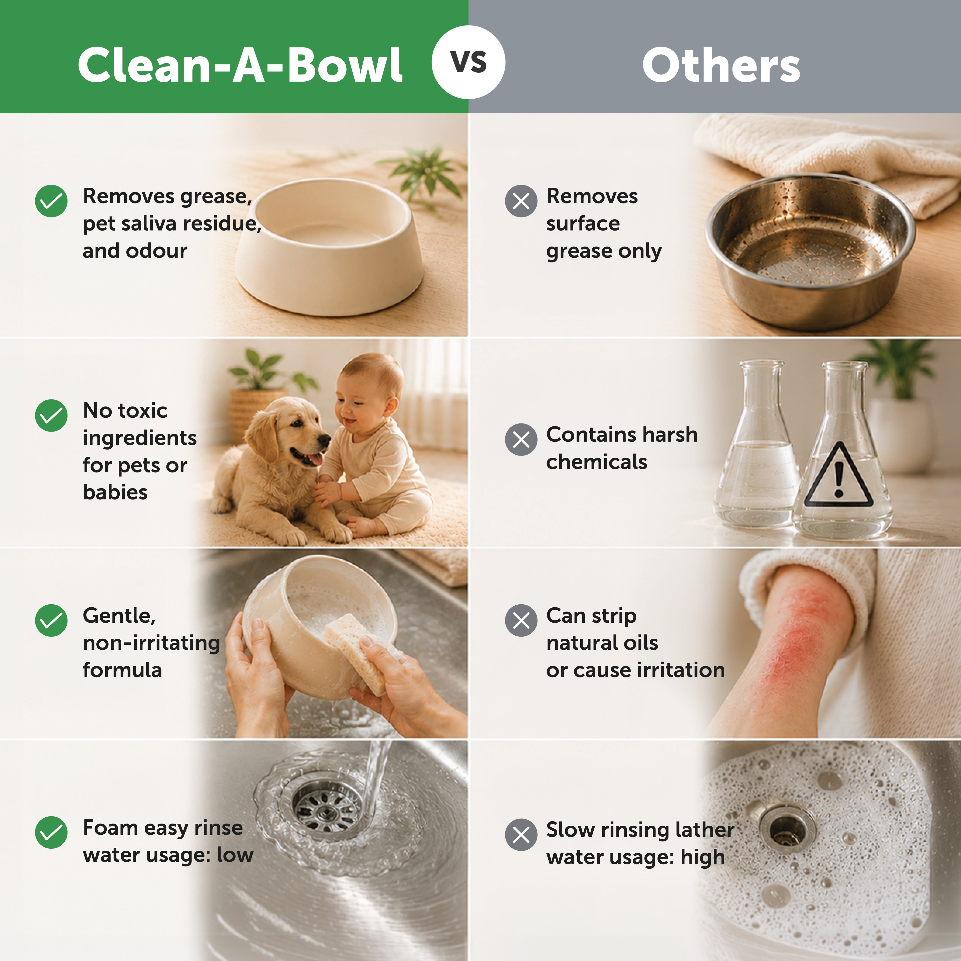 Loveabowl Clean-A-Bowl Multi-Purpose Foam Wash | 500ml