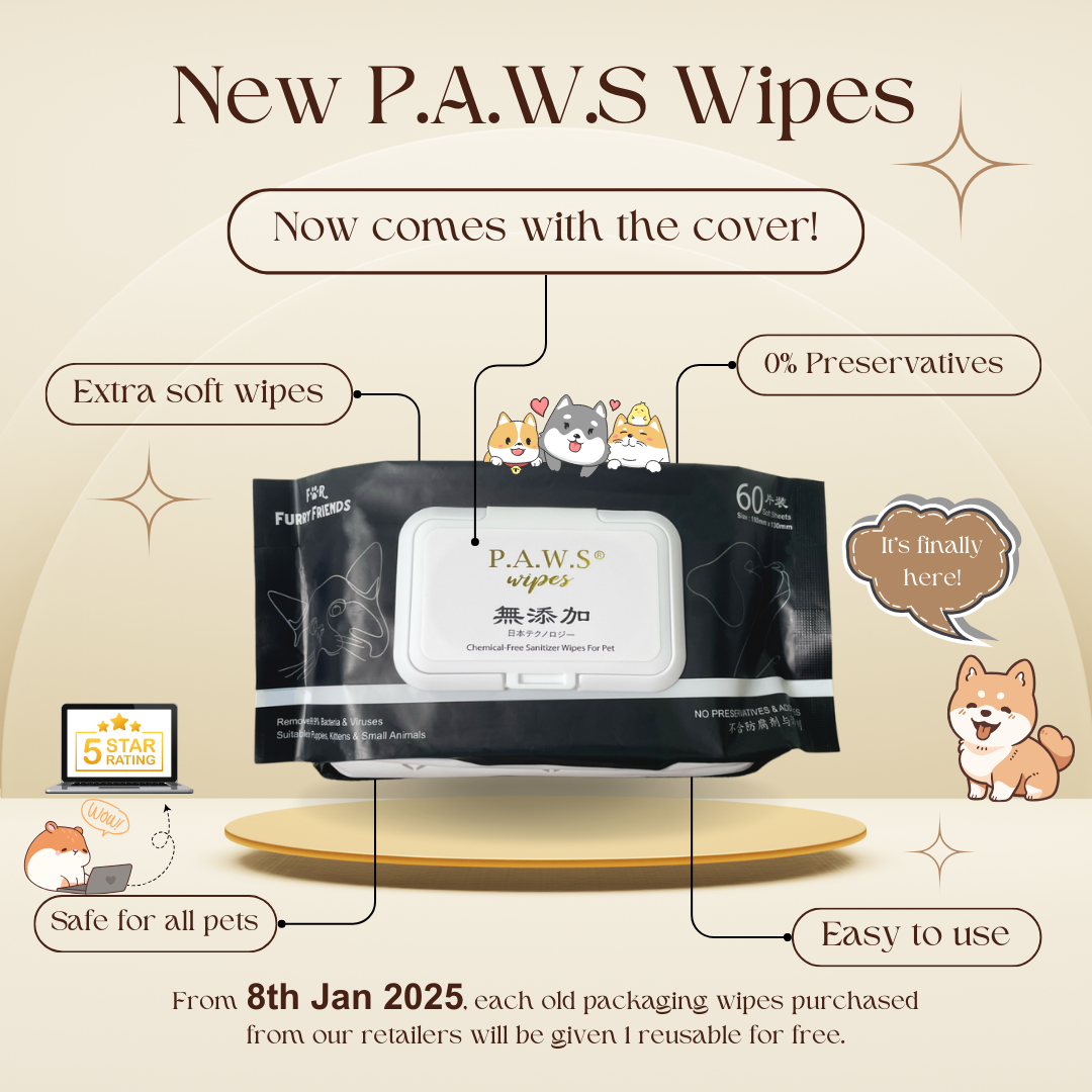 P.A.W.S Pet Wipes - Unscented