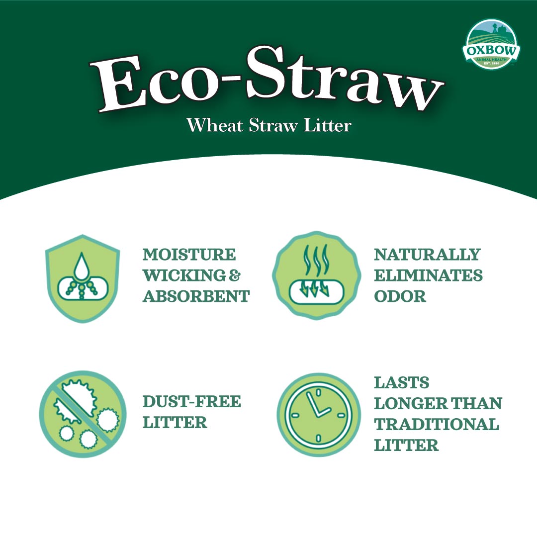 Oxbow Eco-Straw® Wheat Straw Litter & Bedding