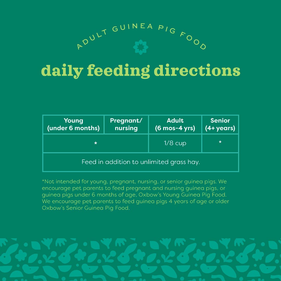 Oxbow Garden Select® Adult Guinea Pig Food