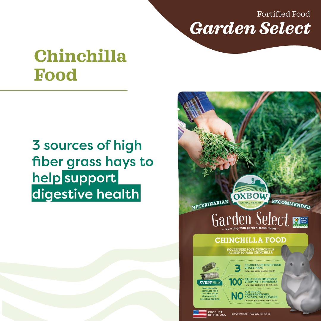 Oxbow Garden Select® Chinchilla Food (3lb)