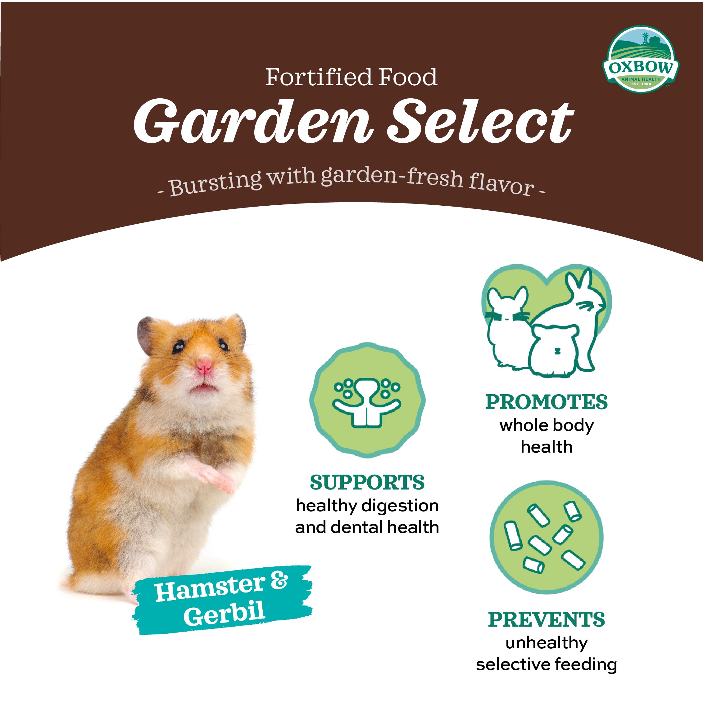 Oxbow Garden Select® Hamster & Gerbil Food (1.5lb)