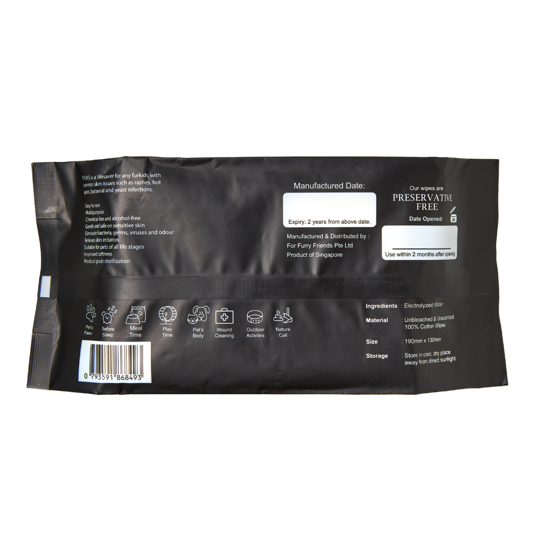 P.A.W.S Pet Wipes - Unscented