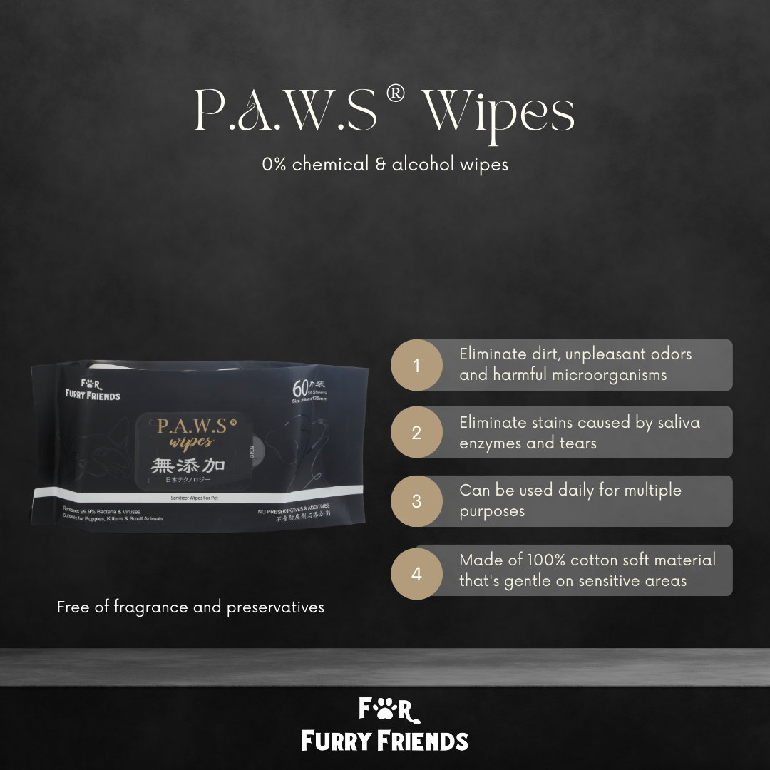 P.A.W.S Pet Wipes - Unscented