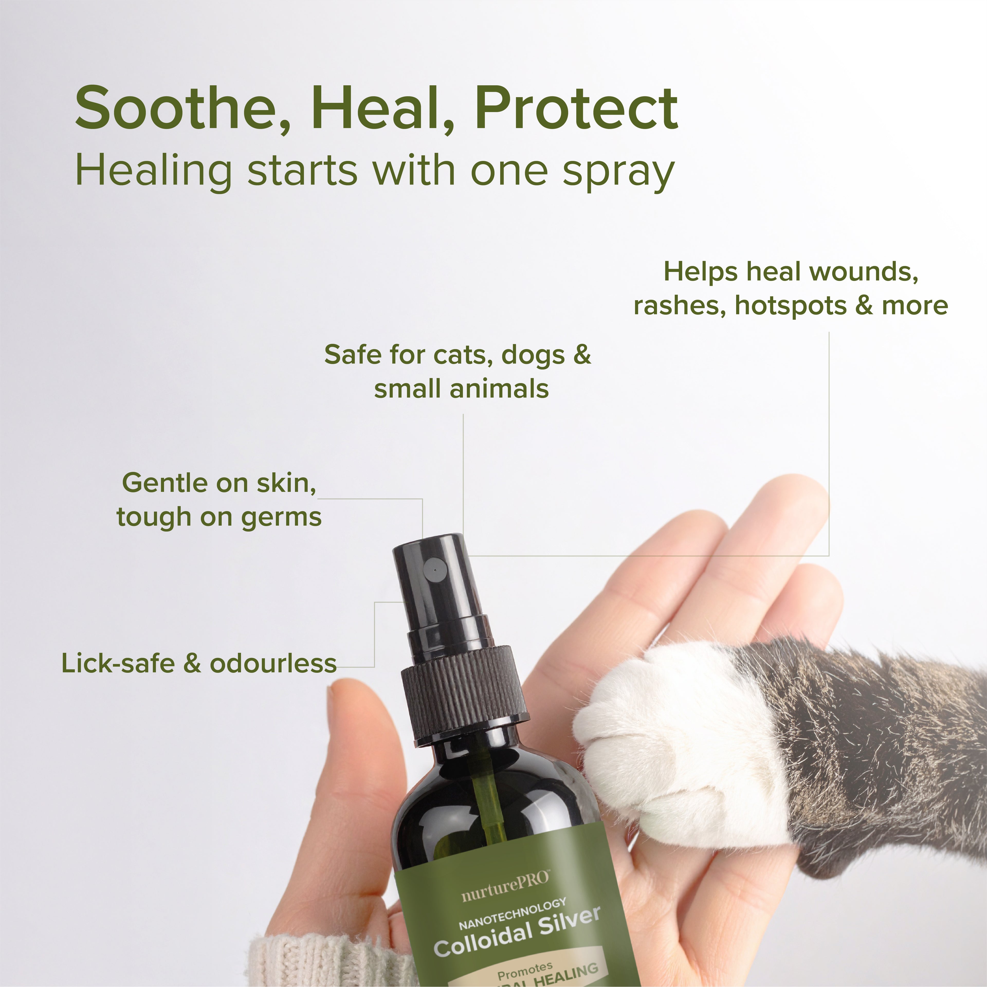 NurturePro NANO Colloidal Silver Spray - 60ml / 120ml