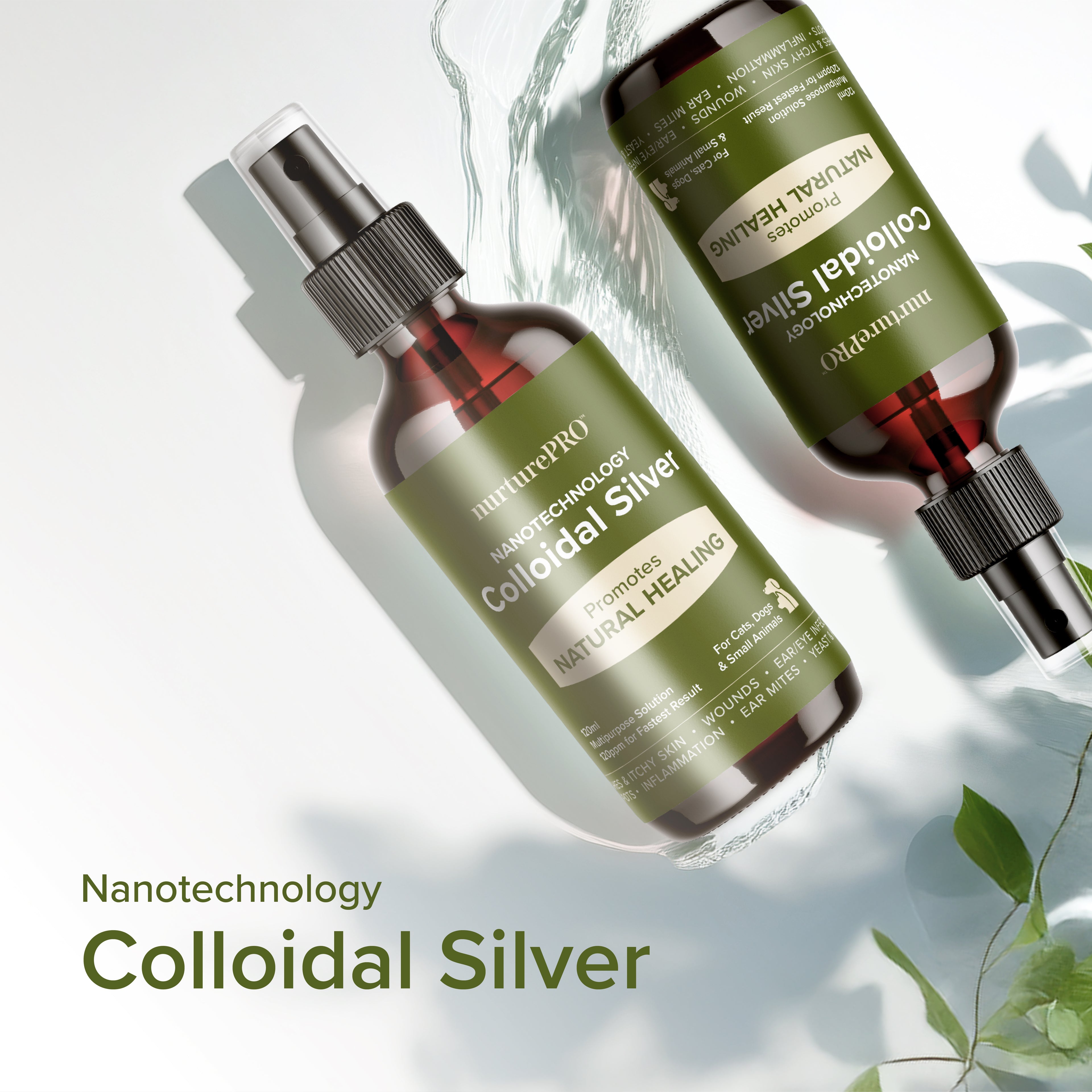 NurturePro NANO Colloidal Silver Spray - 60ml / 120ml