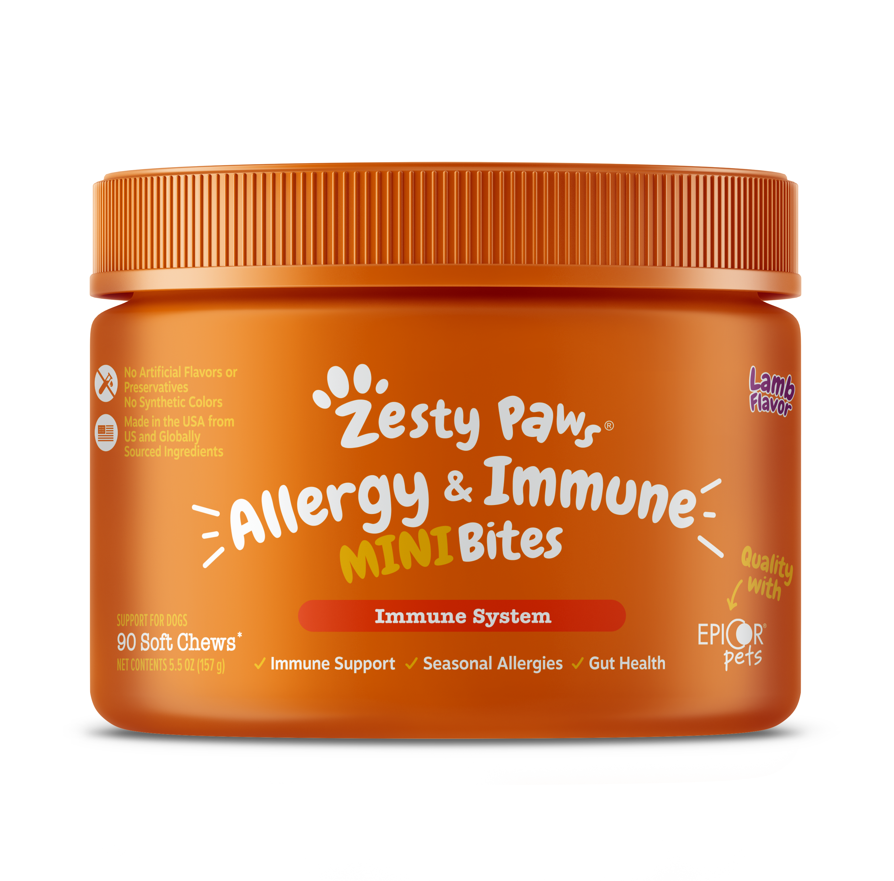 Zesty Paws Allergy & Immune Mini Bites Dog Supplements